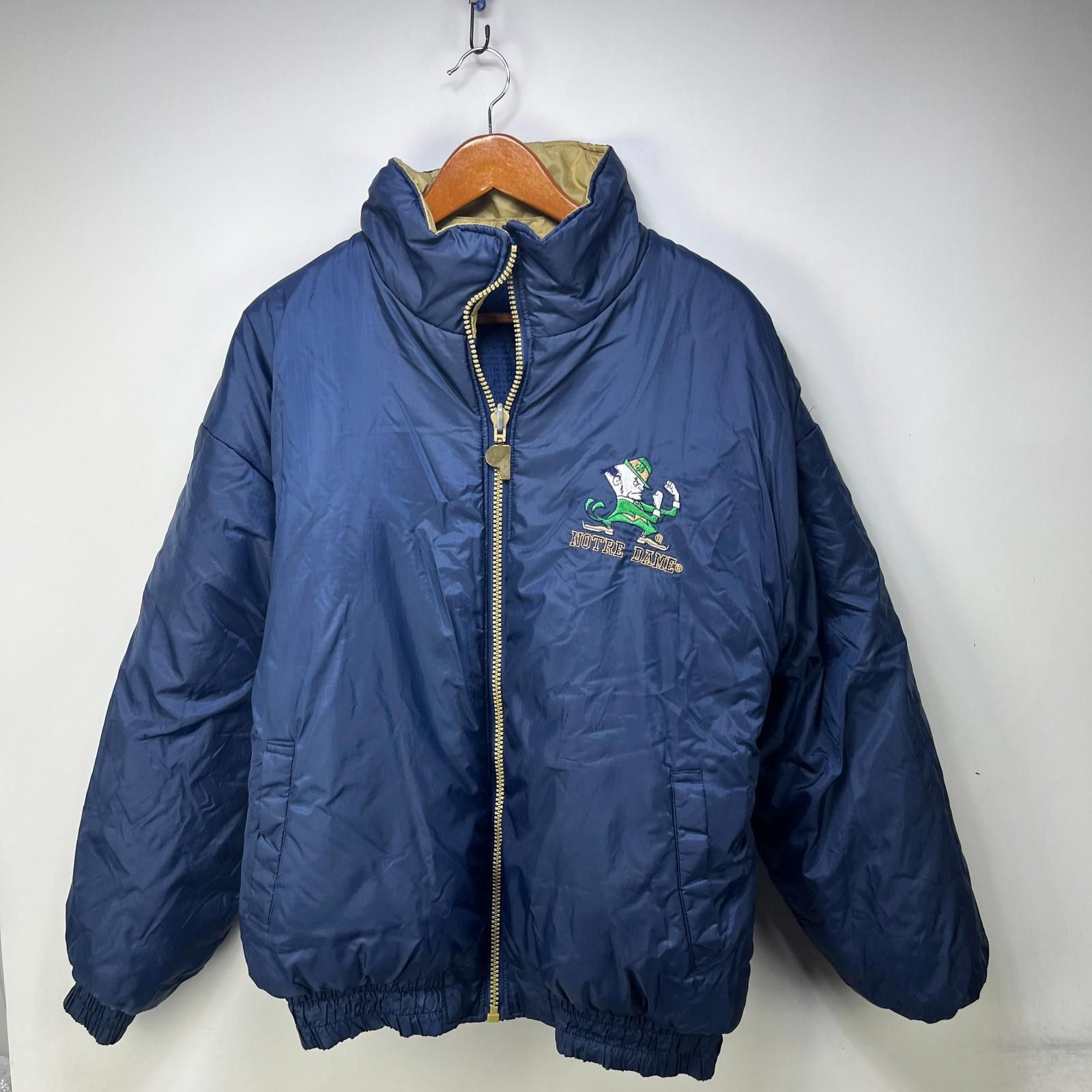 Pro Player Vintage 90s Notre Dame Fighting Irish Reversible Jacket XL Size ONE SIZE - 9 Thumbnail