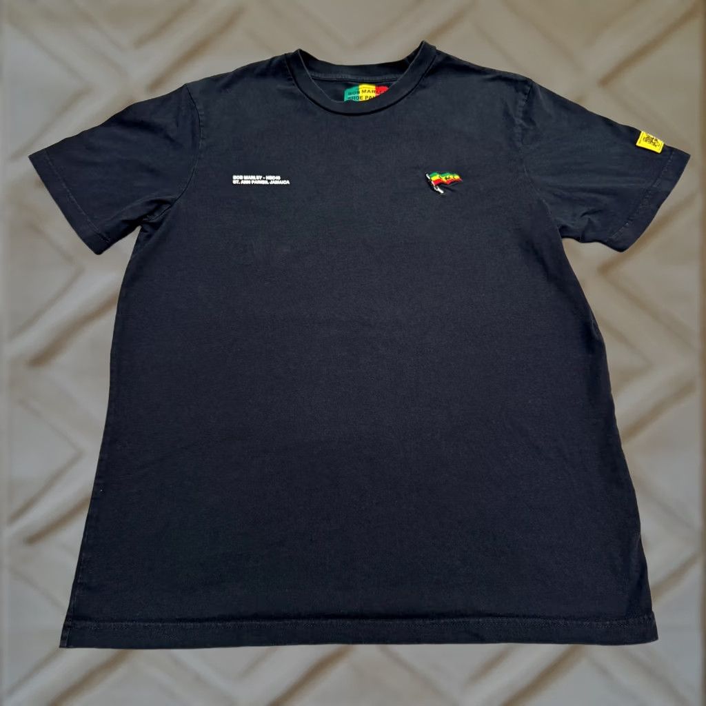 Vintage Shoe Palace Bob Marley T-Shirt Large Cotton Graphic Tee Portrait Reggae Rasta Size US L / EU 52-54 / 3 - 1 Thumbnail