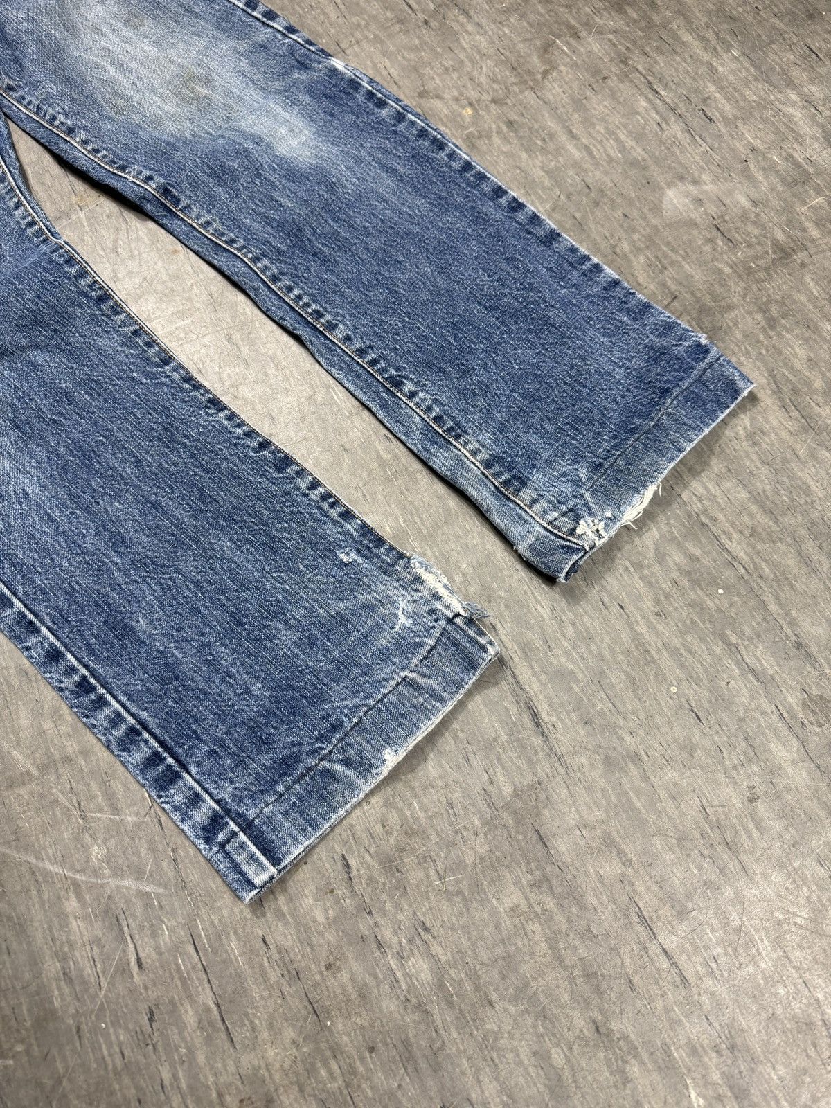 Acne Studios ᶠᵃⁿᶜʸᵍᵘʸ Vintage Baggy Washed Denim Jeans Wide leg Y2K Size US 31 - 2 Thumbnail