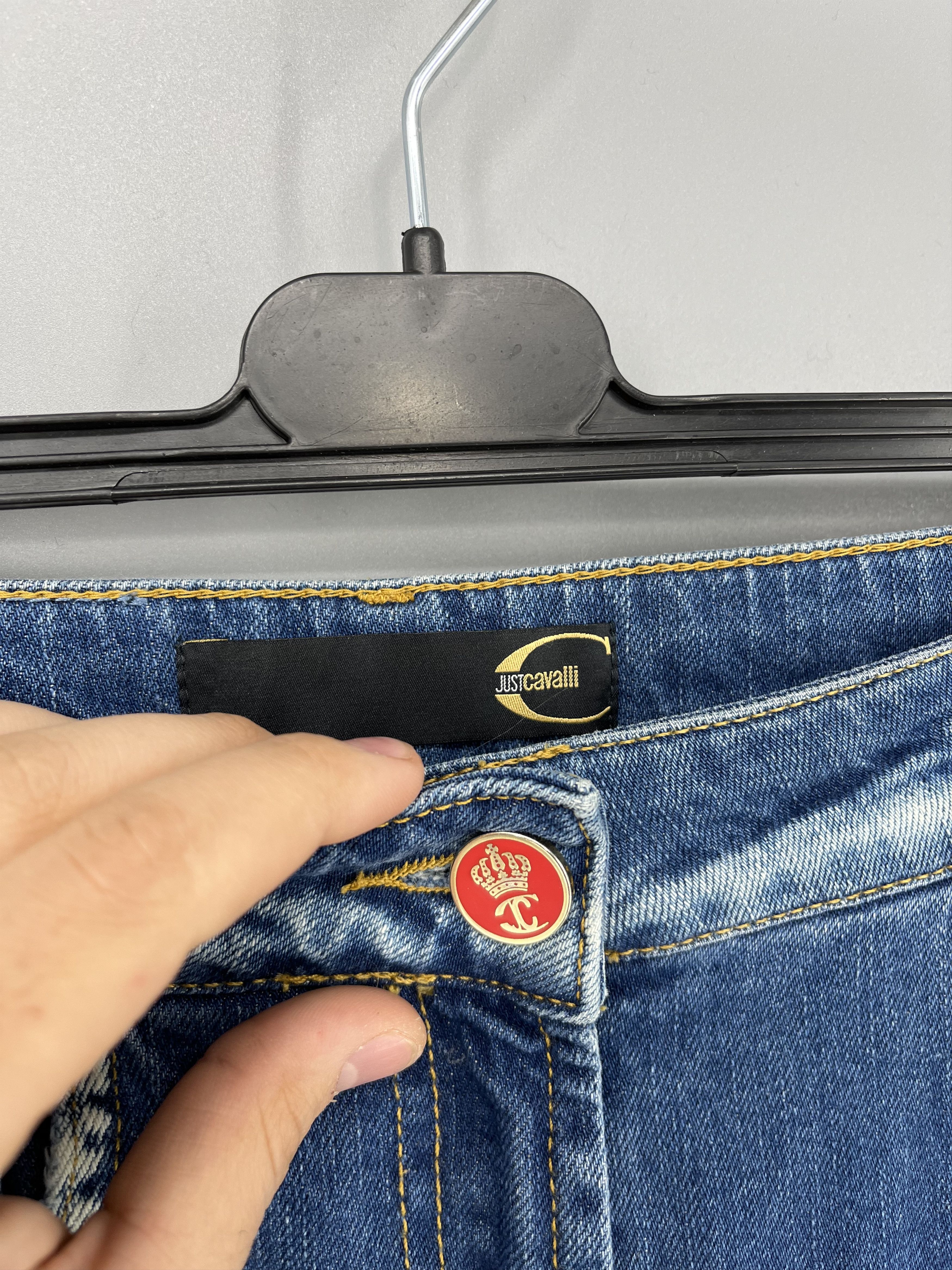 Just Cavalli Vintage JUST CAVALLI Luxury Retro Denim long jeans 29*43 Size US 29 - 6 Thumbnail