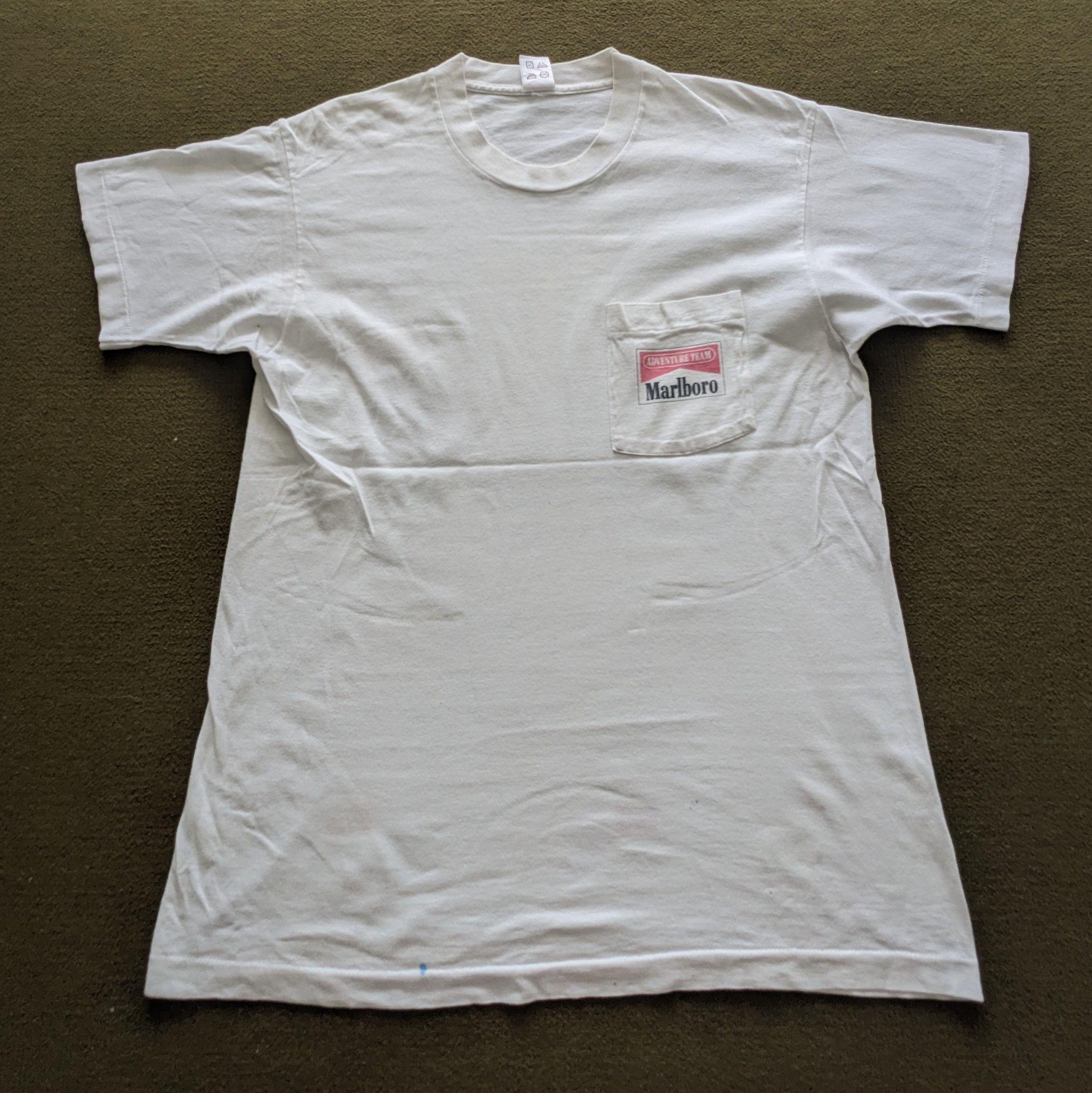 Marlboro Vintage 90's MARLBORO ADVENTURE TEAM T-shirt Size US L / EU 52-54 / 3 - 1 Thumbnail