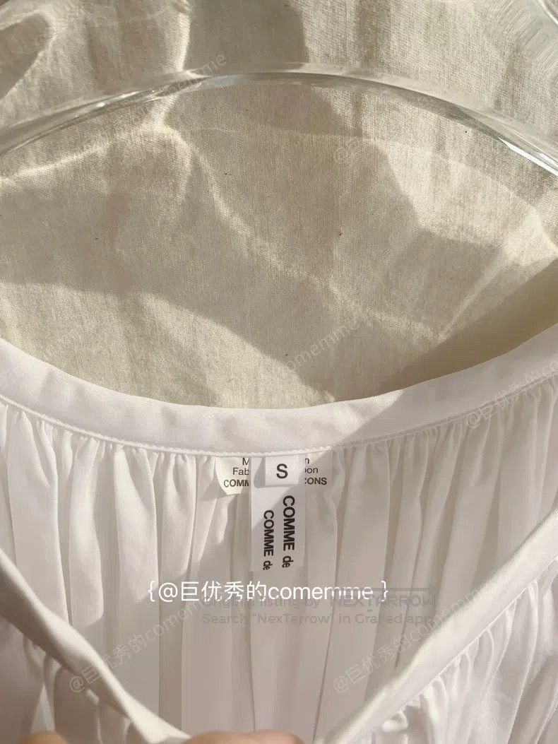 Comme des Garcons Comme Des Garcons Round neck pleated loop sleeve cute retr Size S / US 4 / IT 40 - 8 Thumbnail