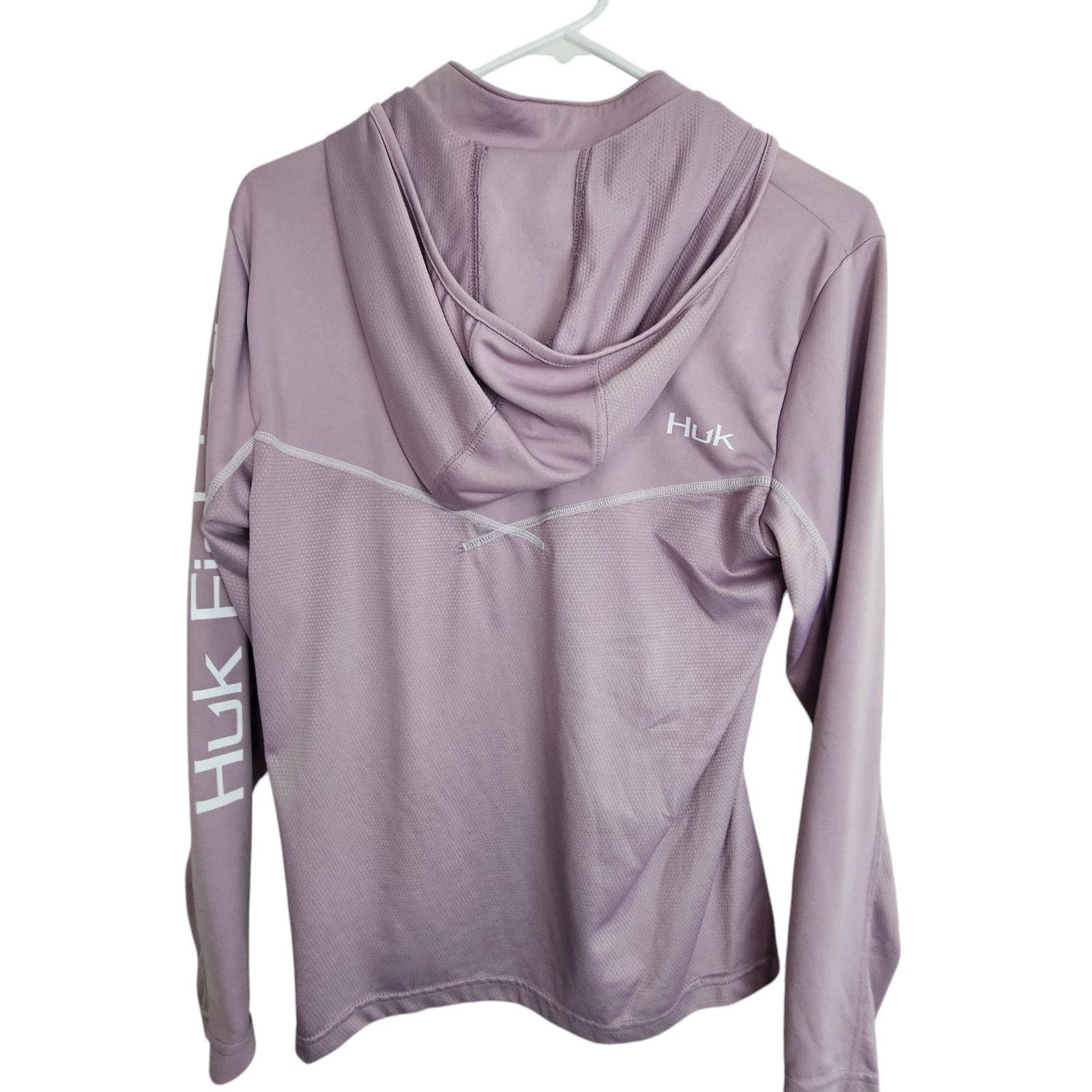 Huckberry Huk Icon X Hoodie Womens Fishing Shirt Size L Purple Gorp Size L / US 10 / IT 46 - 6 Thumbnail