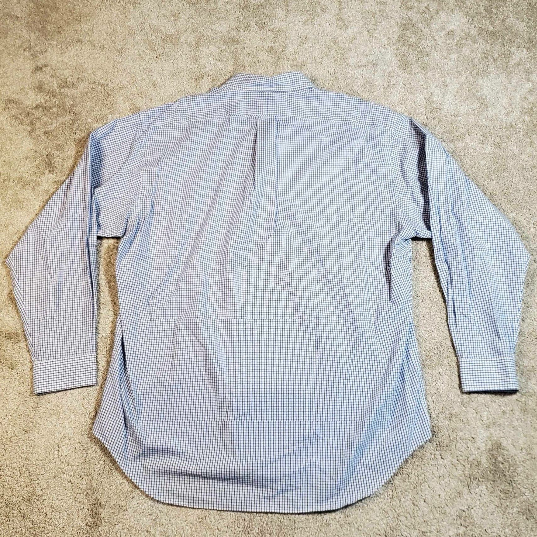 Polo Ralph Lauren Polo Ralph Lauren Blake Men's Button-Up Dress Shirt Large 100% Cotton L Size 42R - 5 Thumbnail