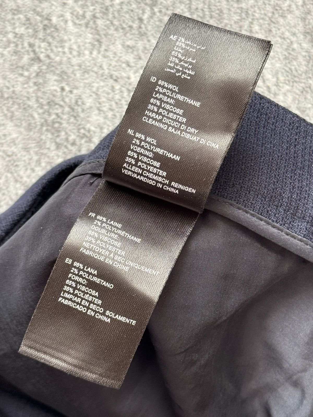 Designer × Reiss Reiss UK4 USA0 EU32 dark blue chino pant trouser Jean casual Size 25" / US 0 / IT 36 - 6 Thumbnail