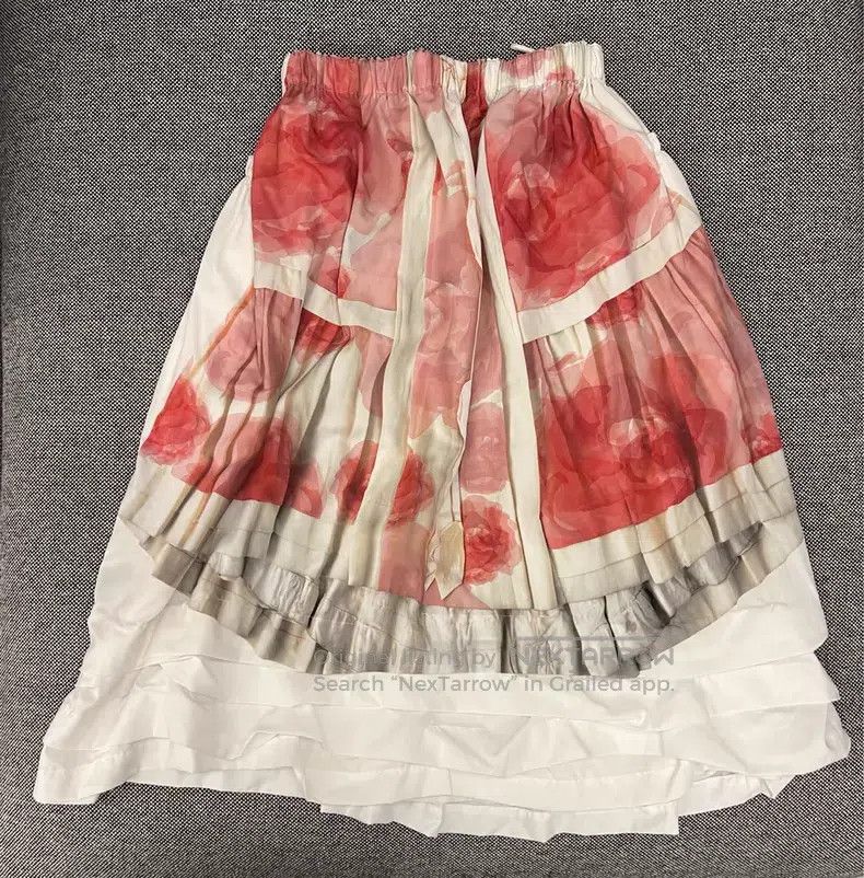 Comme des Garcons Comme Des Garcons size XS Roses Bud Print Collarless Desig Size 22" - 3 Thumbnail
