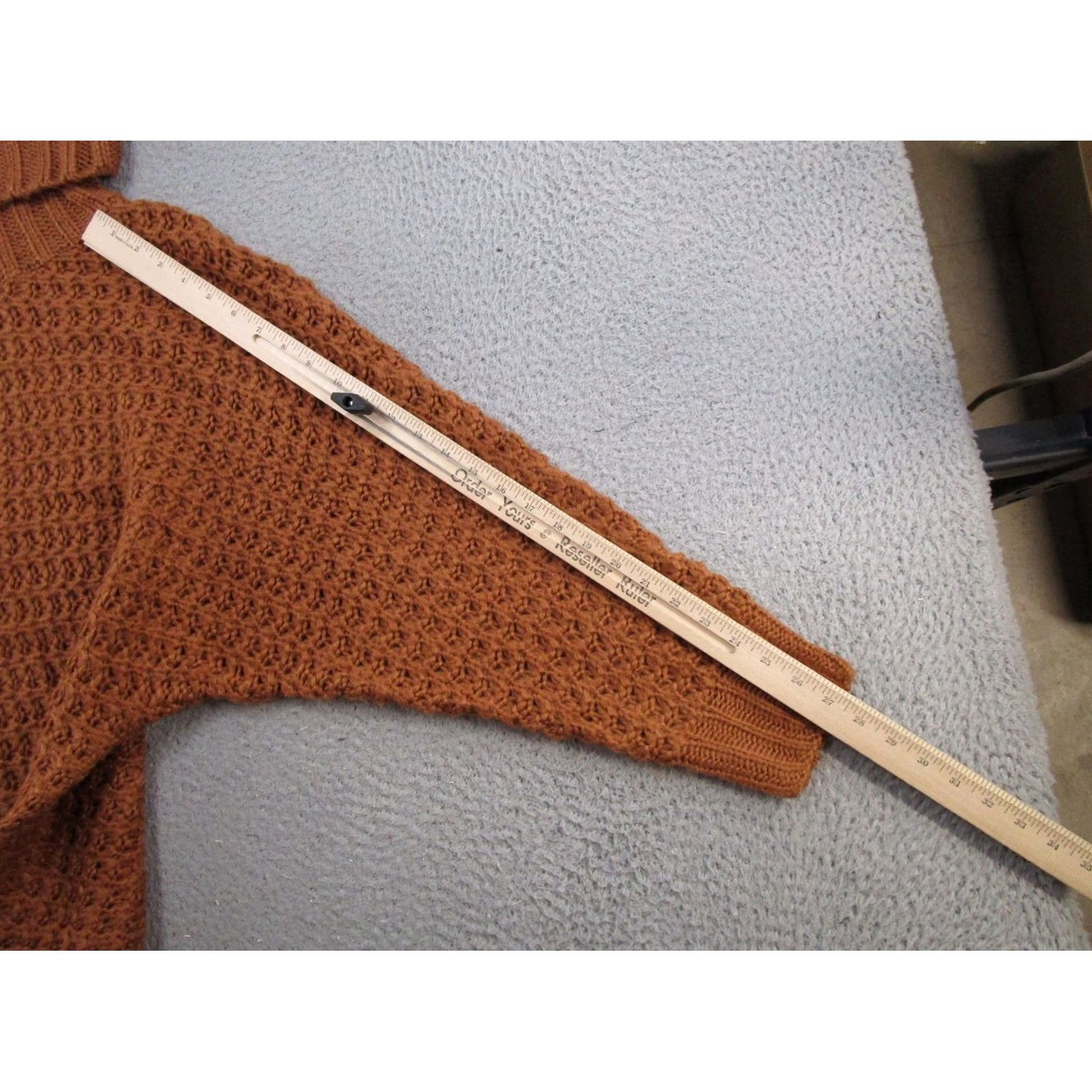 Vintage New In Sweater Pullover Turtleneck Womens Size M Brown Acrylic Knit Long Sleeve Casual Winter, Fall Pullover Womens (Mens) Size M / US 6-8 / IT 42-44 - 7 Thumbnail