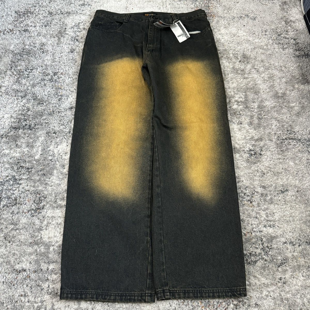JNCO × Japanese Brand × Vintage Vintage y2k godbody grunge wash baggy wide leg jeans NWT Size US 40 / EU 56 - 2 Thumbnail