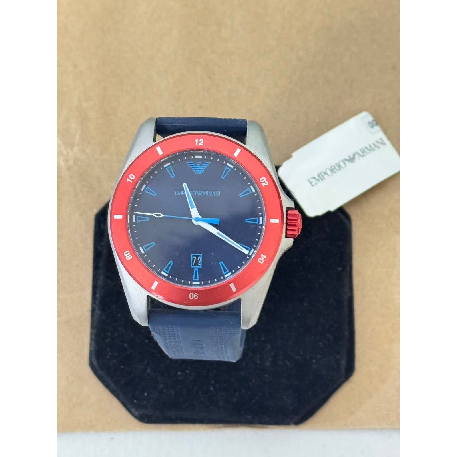 Emporio Armani Emporio Armani Sigma AR11217 Men's Watch With Blue Dial Blue Size 44 - 4 Thumbnail