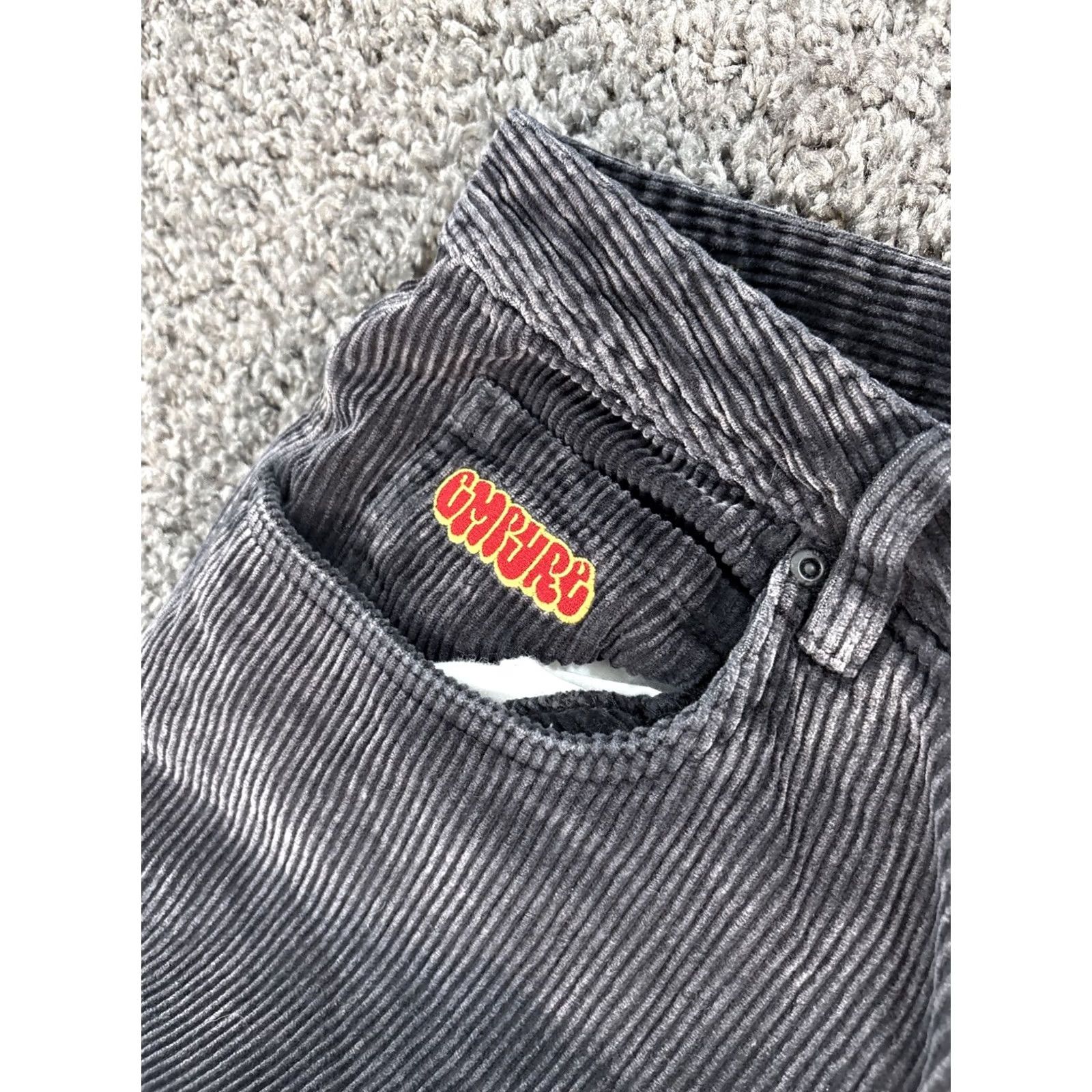 Empyre VINTAGE Empyre Pants Men's 33x29 Corduroy Black Relaxed Straight 5-Pocket // 90s City College Retro Outdoor Baggy Skate Y2K Mens Size US 33 - 5 Thumbnail