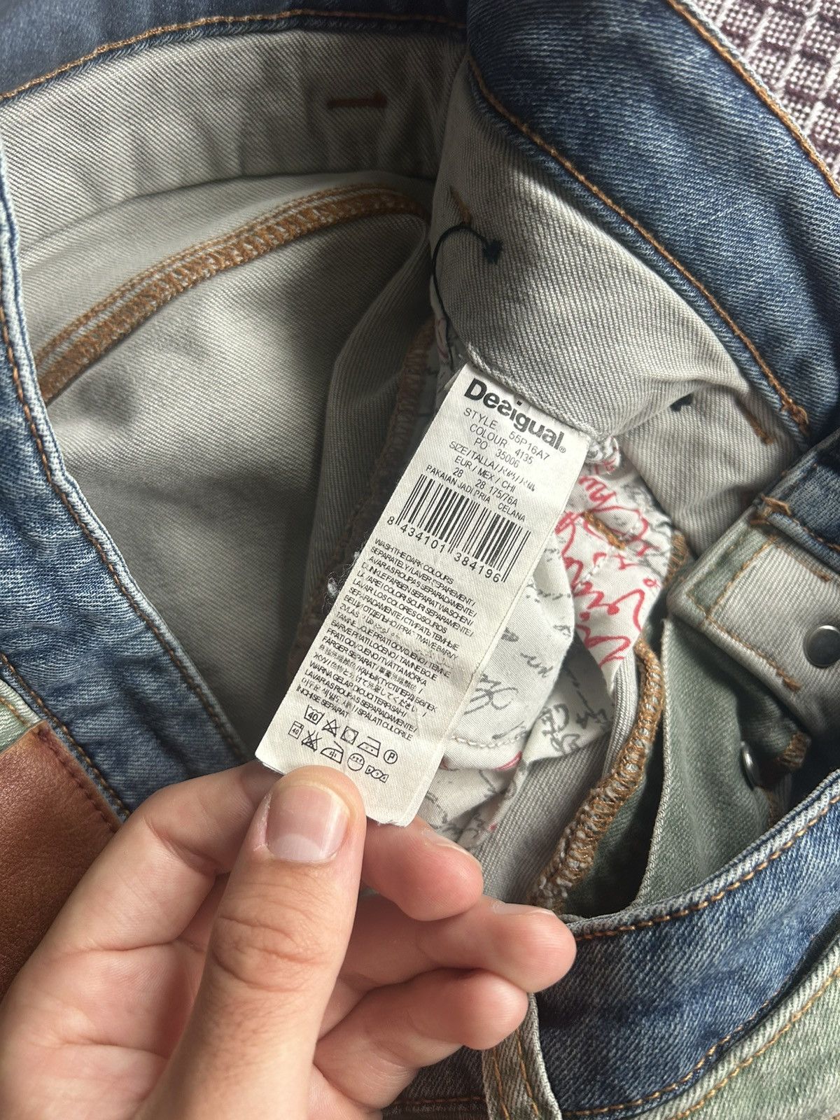 Other Desigual Vintage Pants Washed Women Streetwear Size 28 Size 28" / US 6 / IT 42 - 10 Thumbnail