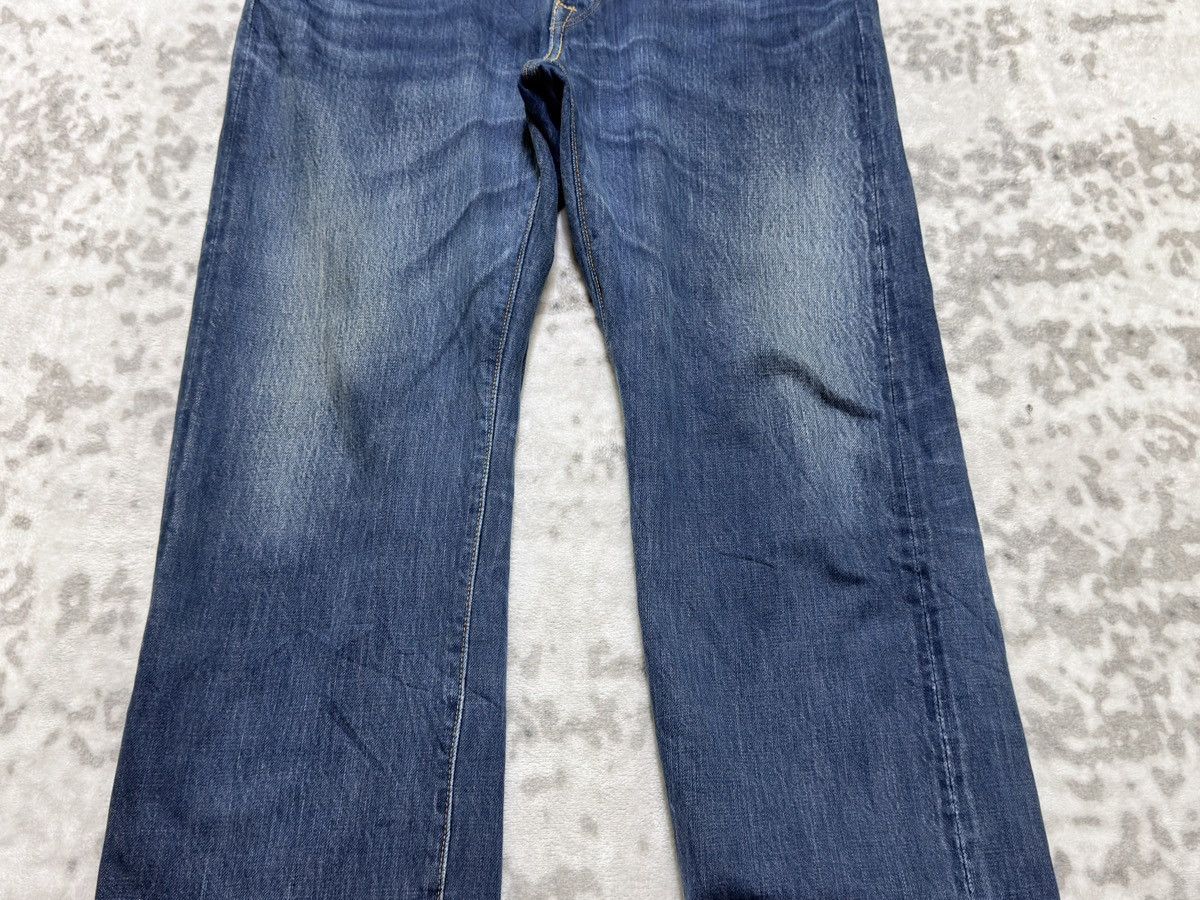 45rpm Vintage 45RPM Selvedge Indigo Button Fly Fade Denim Jeans Size US 32 / EU 48 - 6 Thumbnail