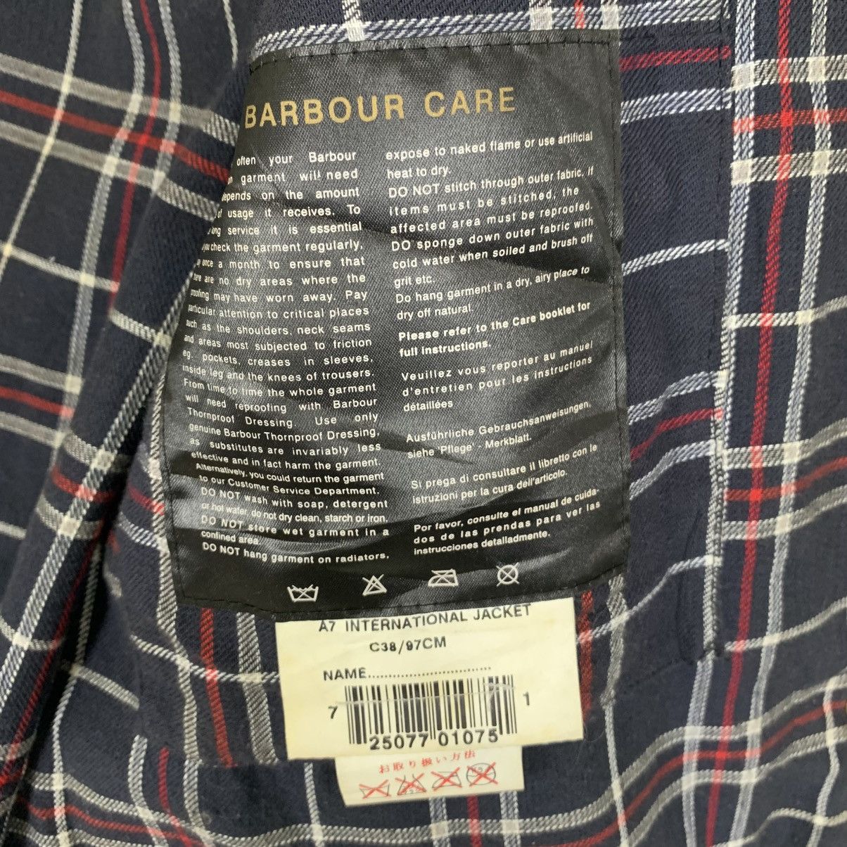 Barbour Vintage Barbour Waxed Cotton Jacket Size US M / EU 48-50 / 2 - 10 Thumbnail