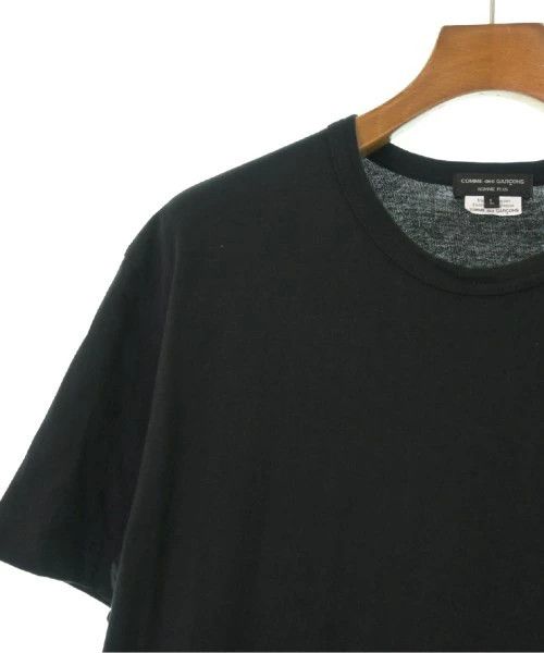 Comme des Garcons Homme Plus T-Shirts Cotton Plain Short Sleeve Crewneck Black Size US L / EU 52-54 / 3 - 4 Thumbnail