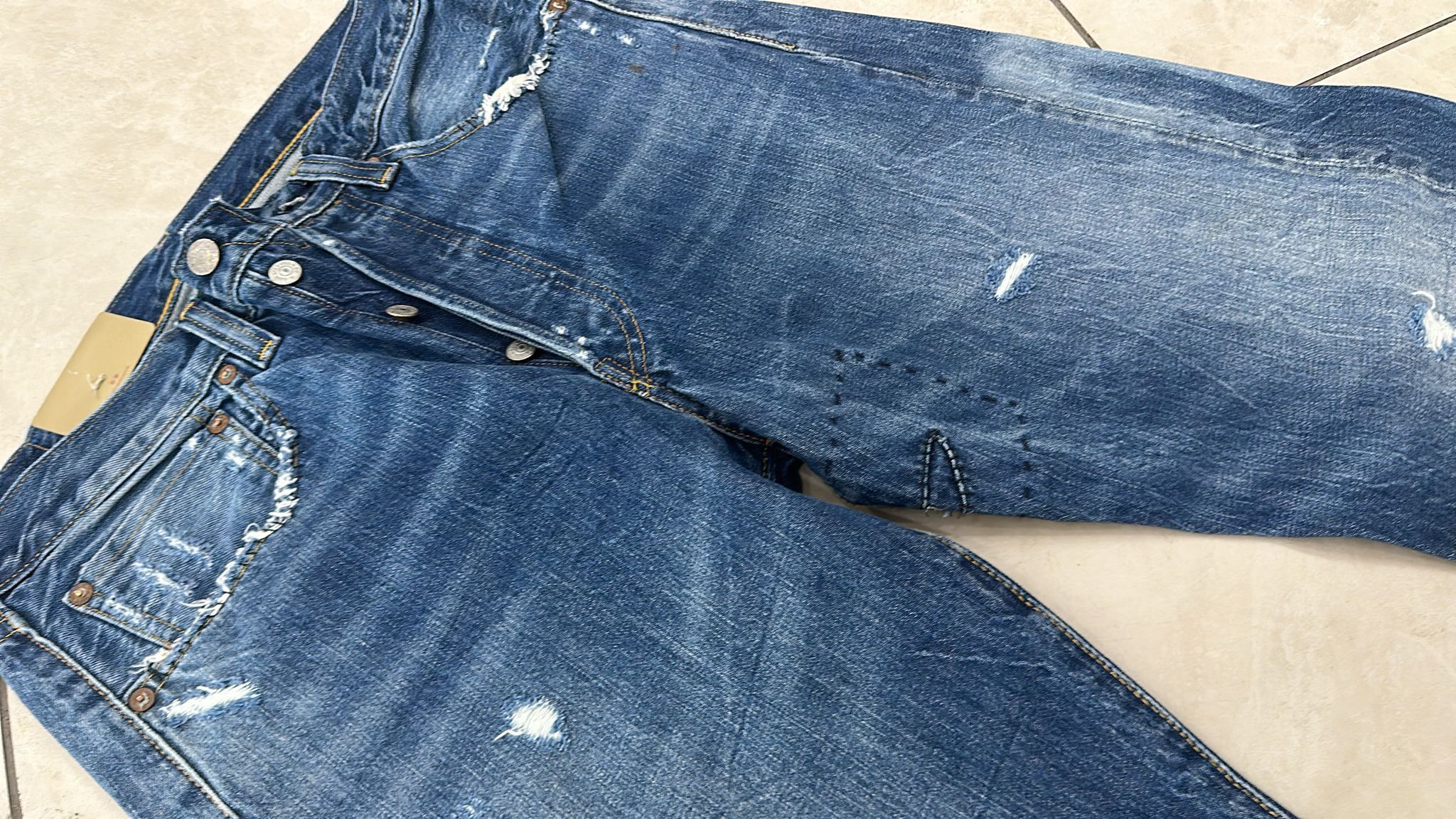 Levi's Vintage Clothing LVC Levi's Vintage Clothing 1947 501XX BigE Selvedge Jeans Size US 31 - 2 Thumbnail
