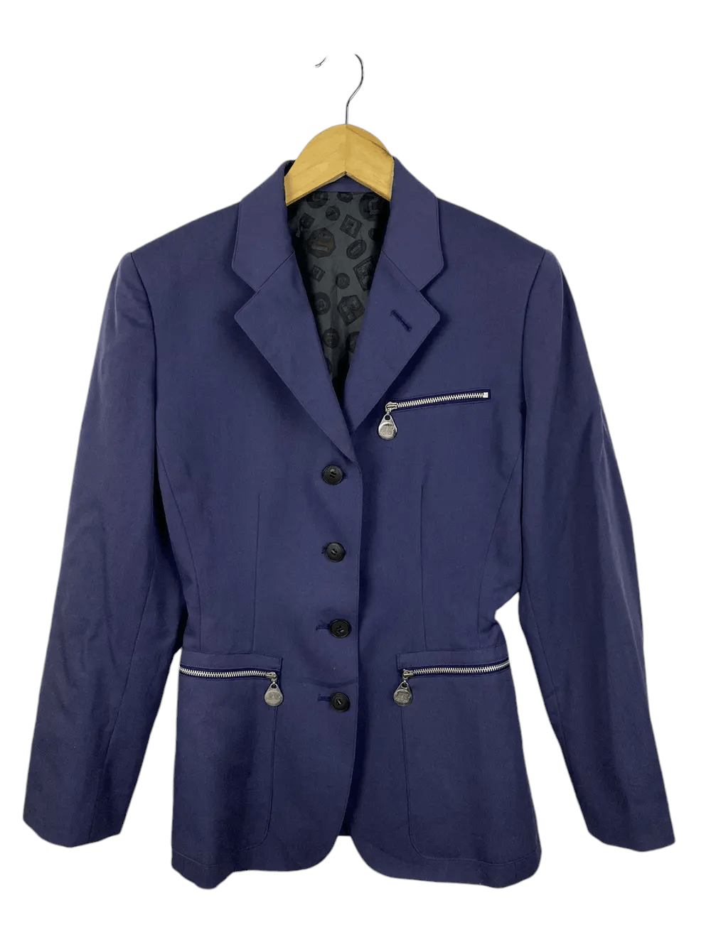 Jean Paul Gaultier Vintage Junior Gaultier Blazer Jacket Purple Size M / US 6-8 / IT 42-44 - 4 Thumbnail