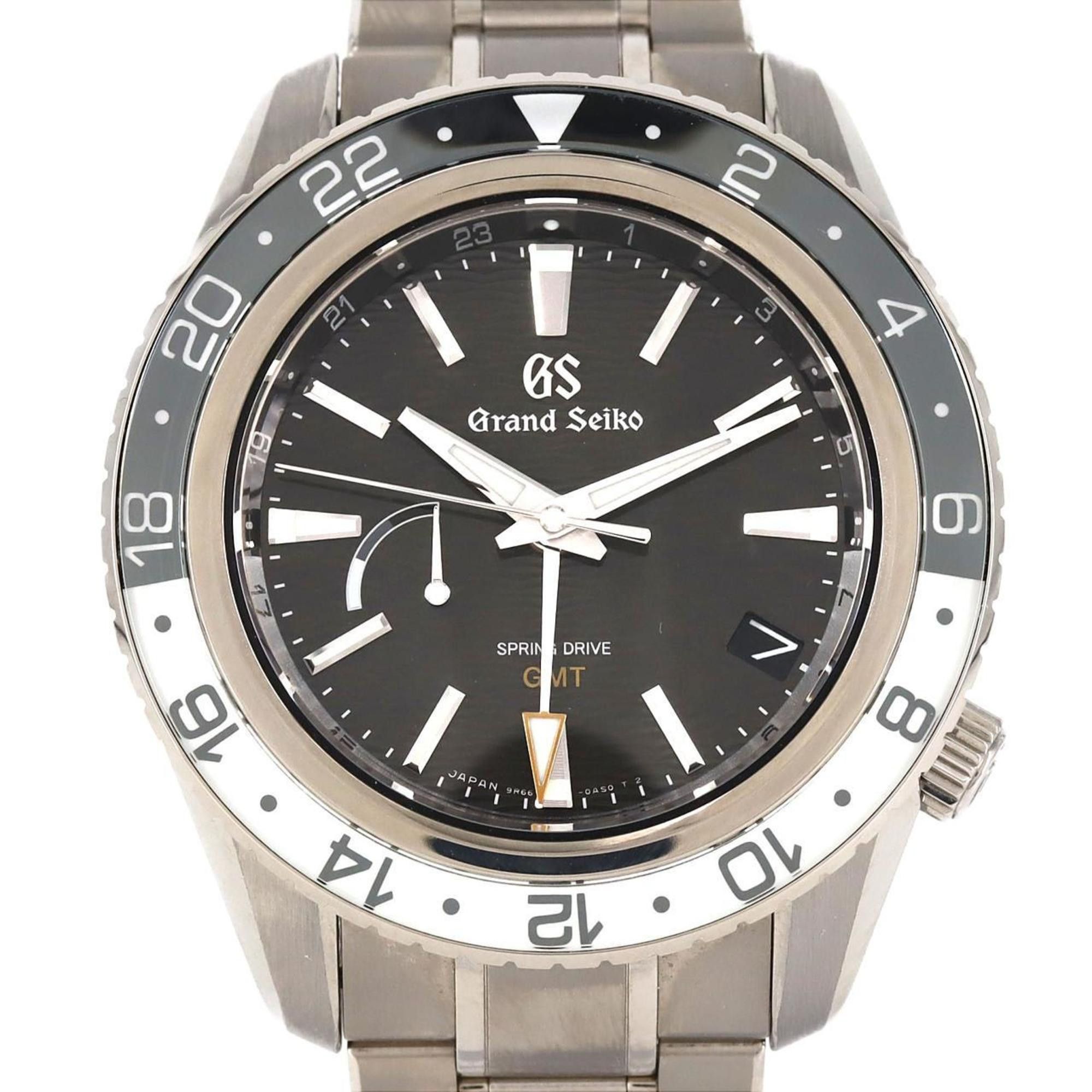 Seiko Grand Sports Collection Gmt Ti Nihonbashi Mitsukoshi 9R66-0Bn0 Sbge291 Watch Automatic in Black, Women's