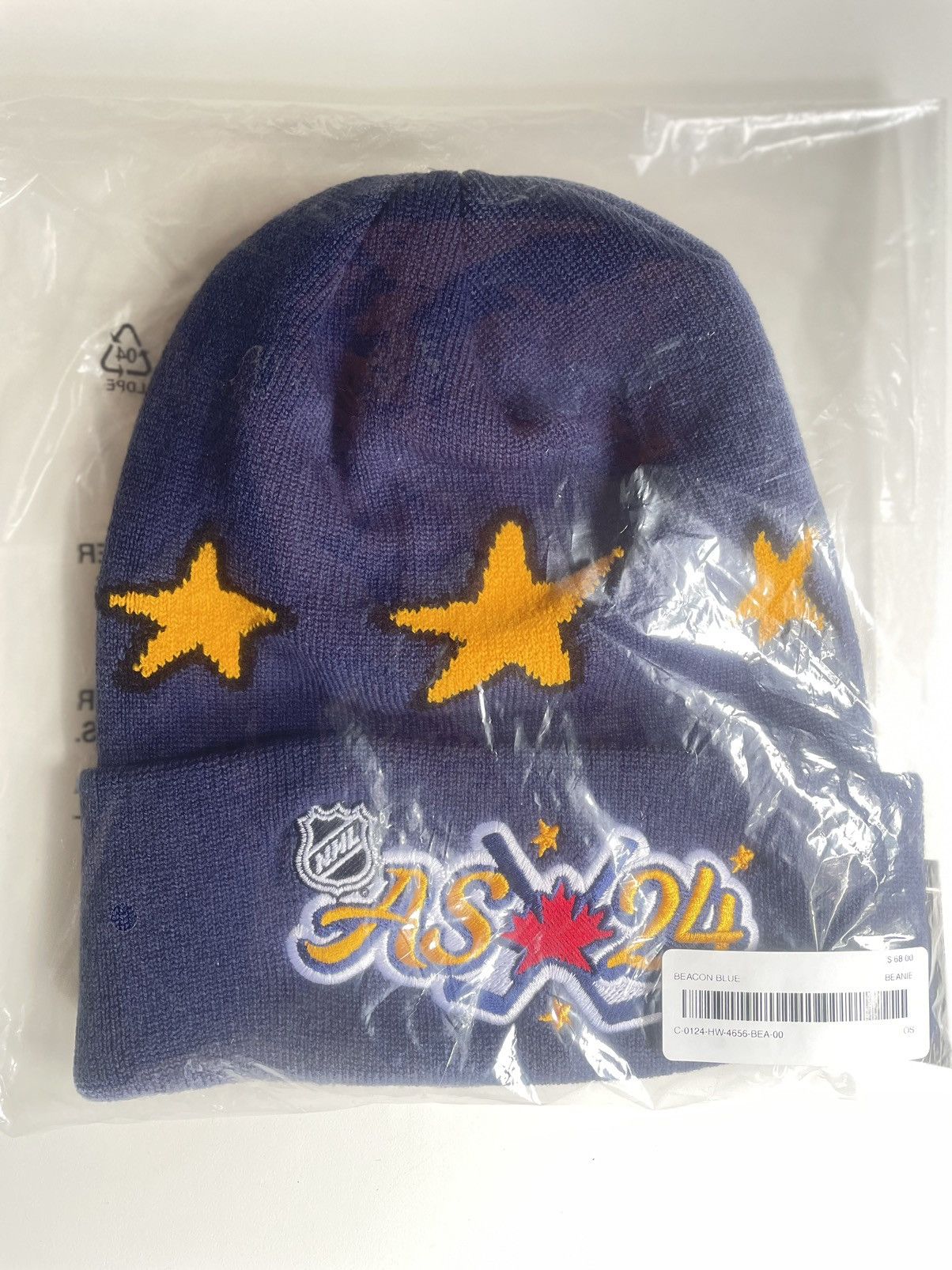 NHL × October's Very Own OVO X NHL All Star Beanie Heather Grey Size ONE SIZE - 1 Thumbnail