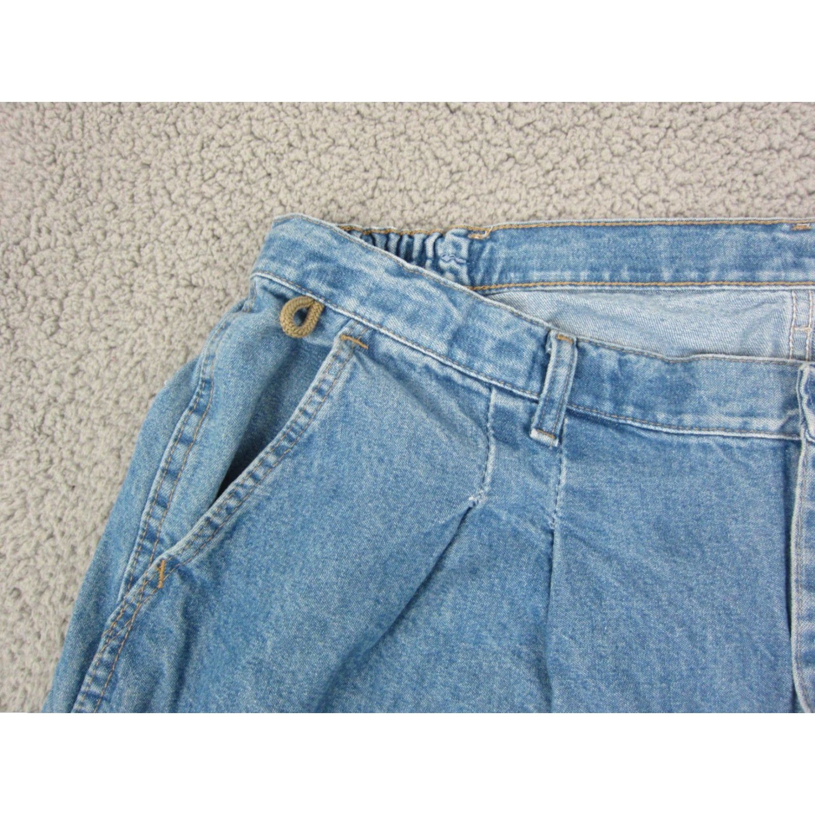 Wrangler VINTAGE Wrangler Jeans Men 42 x 30 Blue Denim 5-Pocket Carpenter Workwear 90s Bags Wide Straight Y2K Size US 42 / EU 58 - 3 Thumbnail
