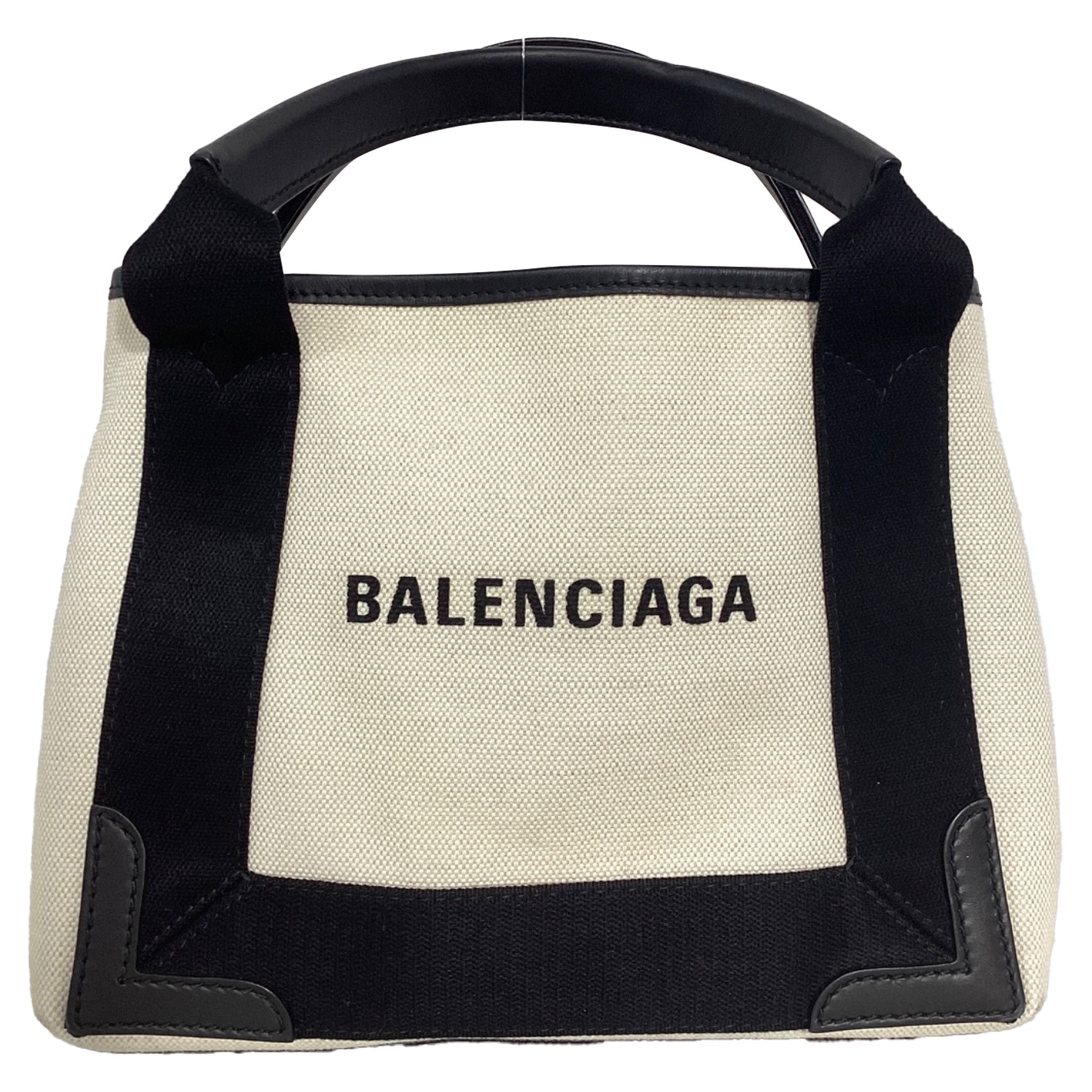 Balenciaga Balenciaga XS Cabas Two-Toned Tote Bag with Pouch in White Size ONE SIZE - 1 Thumbnail