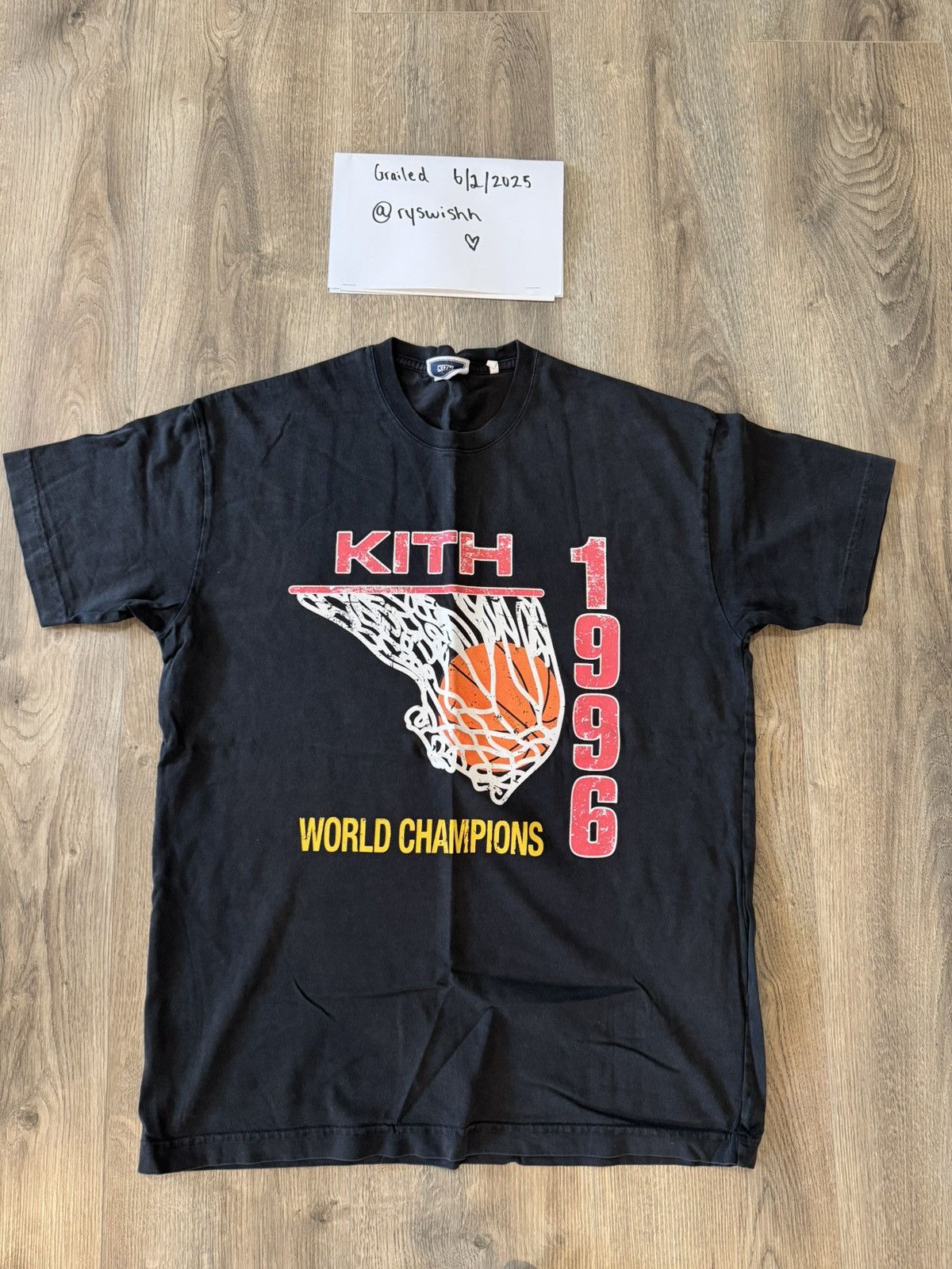 Kith Kith Vintage 1996 Graphic Basketball T Shirt | Grailed