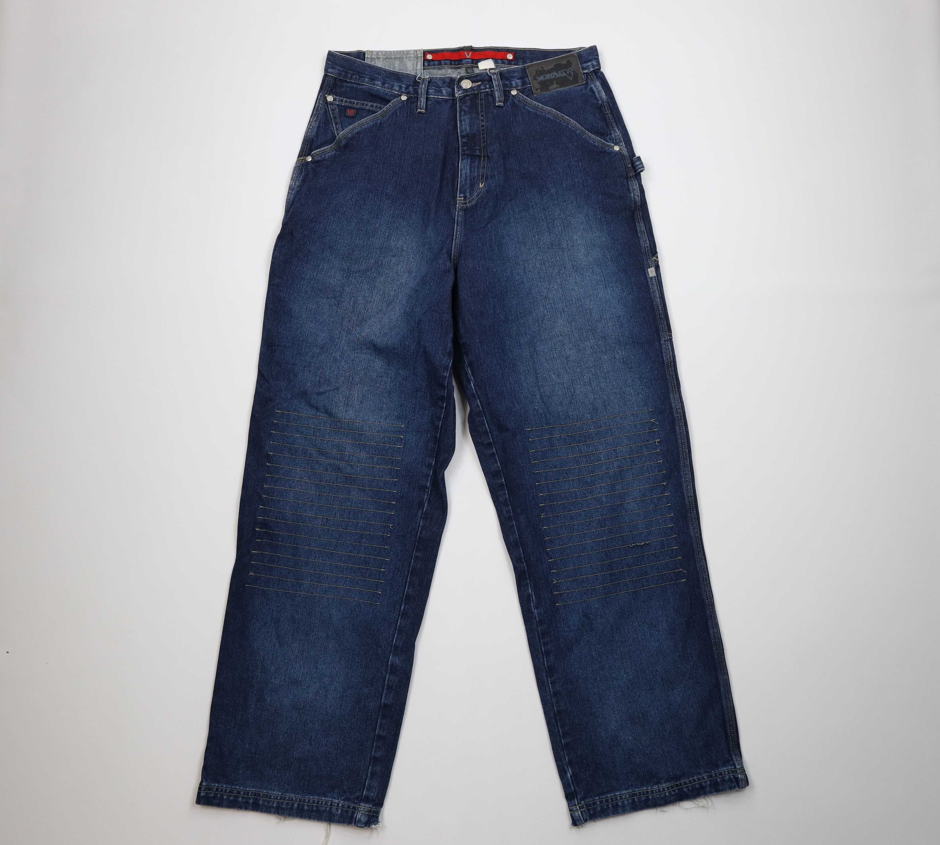 Vintage Vintage Y2K Streetwear Skateboard Wide Leg Denim Jeans Blue Size US 34 / EU 50 - 1 Thumbnail