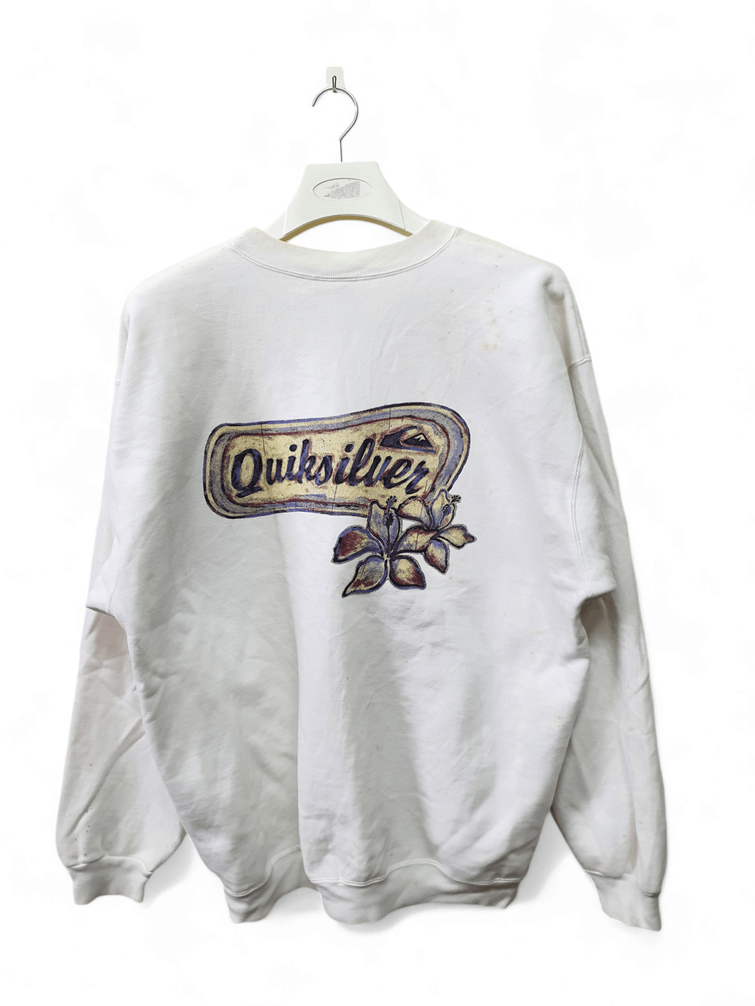 Quiksilver vintage Quiksilver crewneck sweatshirt Size US L / EU 52-54 / 3 - 1 Thumbnail