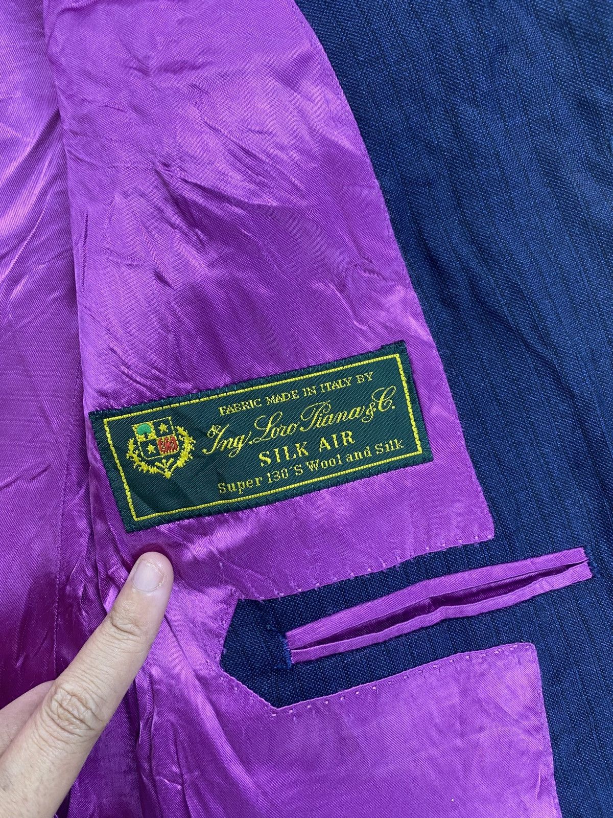 Bless × Loro Piana × Vintage Vintage Bless X Loro Piana Wool & Silk Luxury Blazer Size US S / EU 44-46 / 1 - 8 Thumbnail