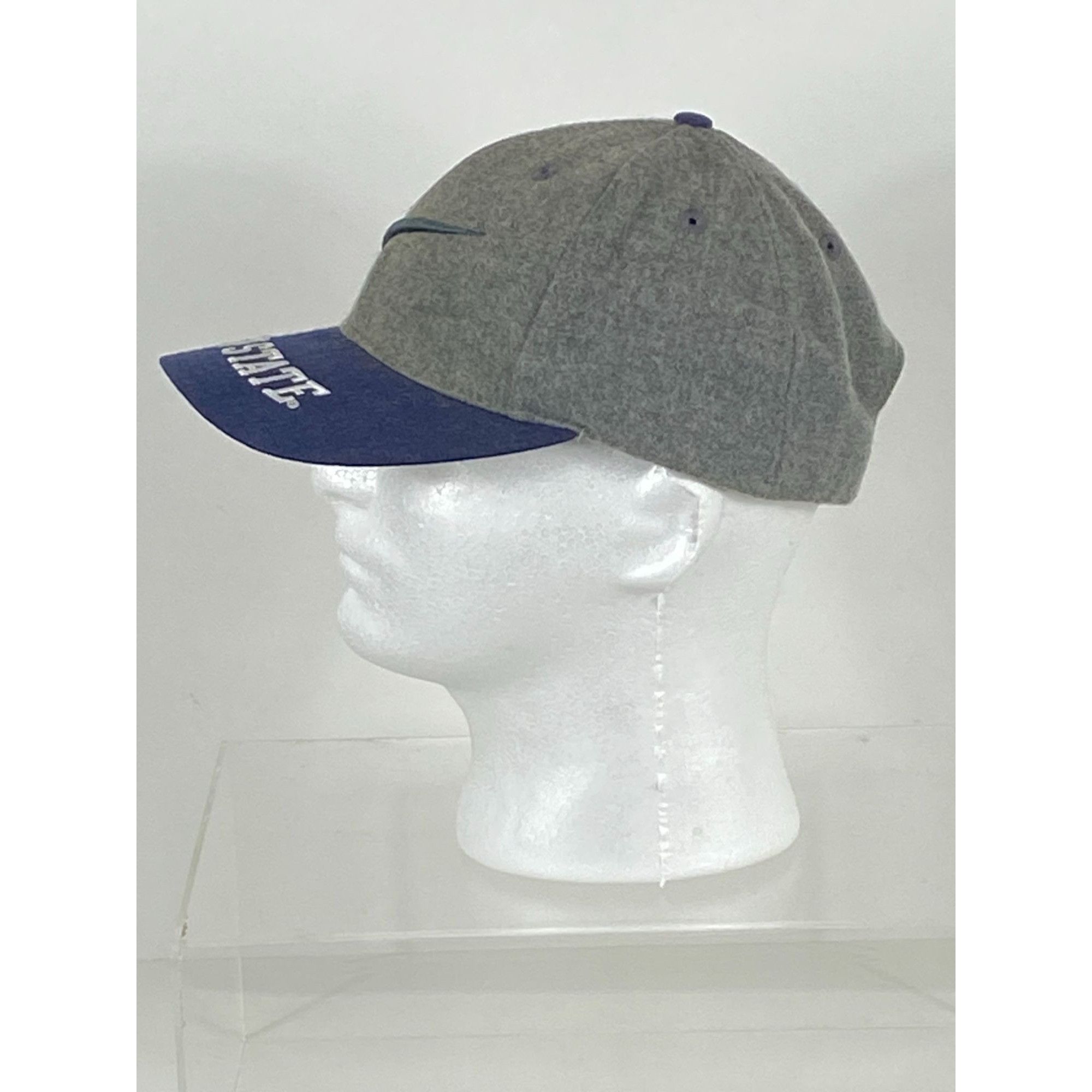 Nike × Vintage Vintage Nike Swoosh Penn State Embroidered Wool Snapback Hat Size ONE SIZE - 2 Thumbnail