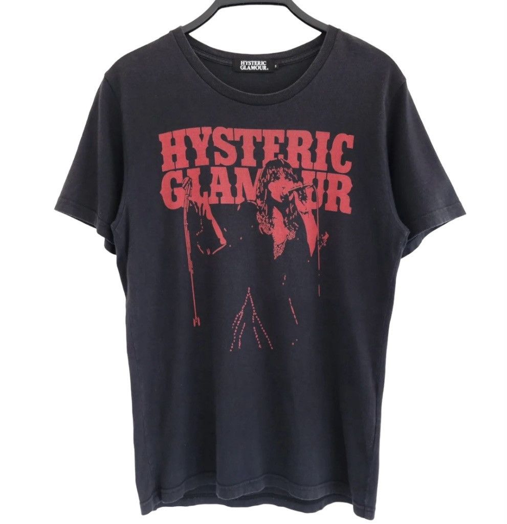 大放出セール】 GLAMOUR HYSTERIC トップス BLACK KurtCobain S 