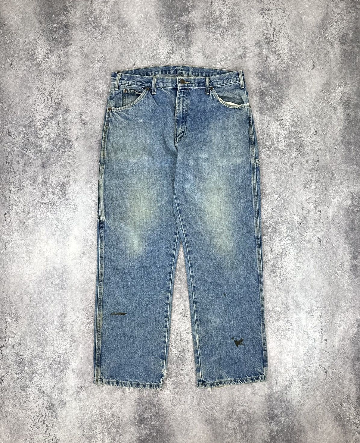 Dickies Vintage Dickies Stone Washed Carpenter USA Baggy Work Pants Size US 36 / EU 52 - 2 Thumbnail