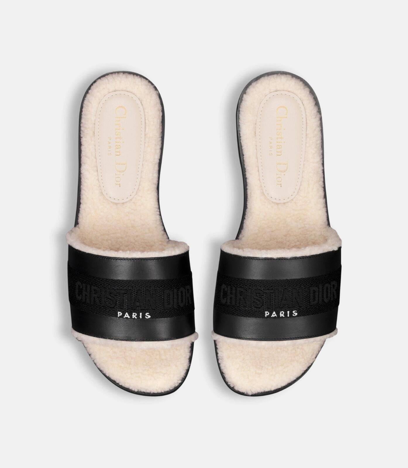 Dior Dior Dway Wool Slide Sandals Size US 7.5 / IT 37.5 - 3 Thumbnail