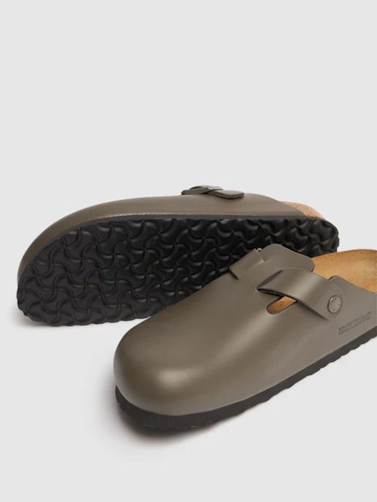 Birkenstock o1lsvrm0425 Boston Natural Leather Mules in Concrete Grey Size US 9 / EU 42 - 4 Thumbnail