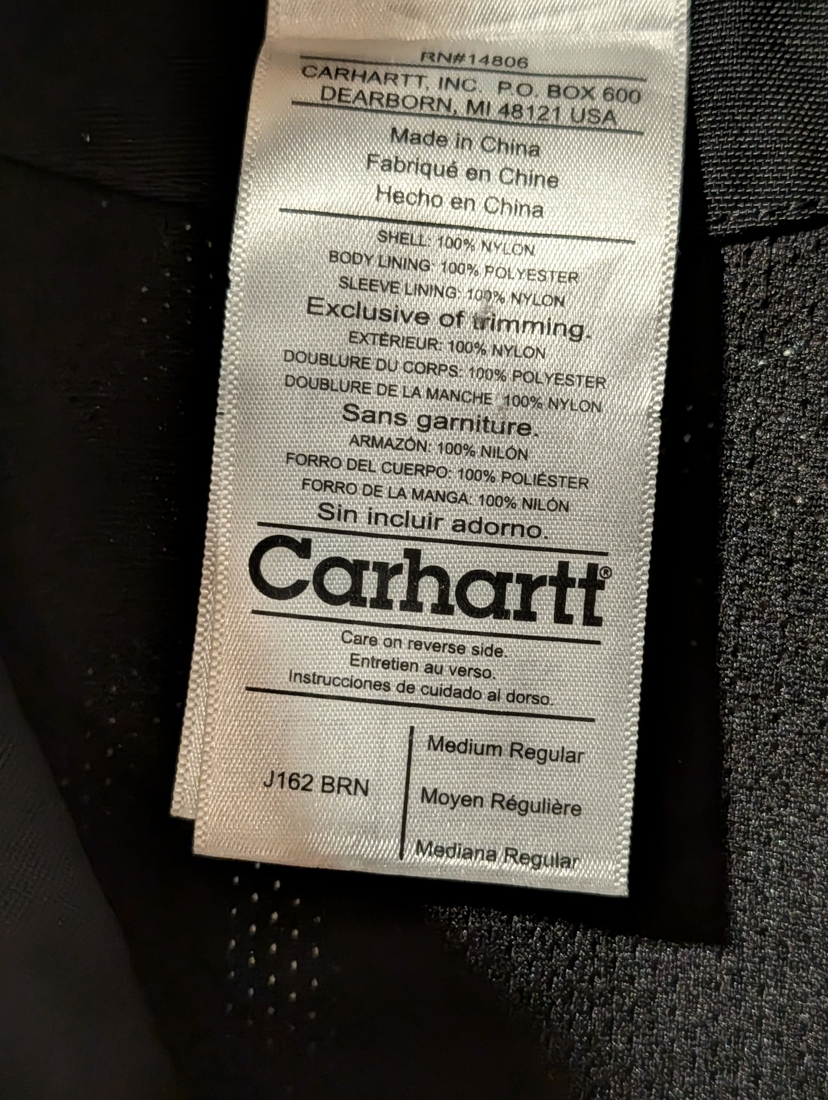 Carhartt Carhartt Full Zip Button Hooded Jacket J162 Waterproof Size US M / EU 48-50 / 2 - 4 Thumbnail