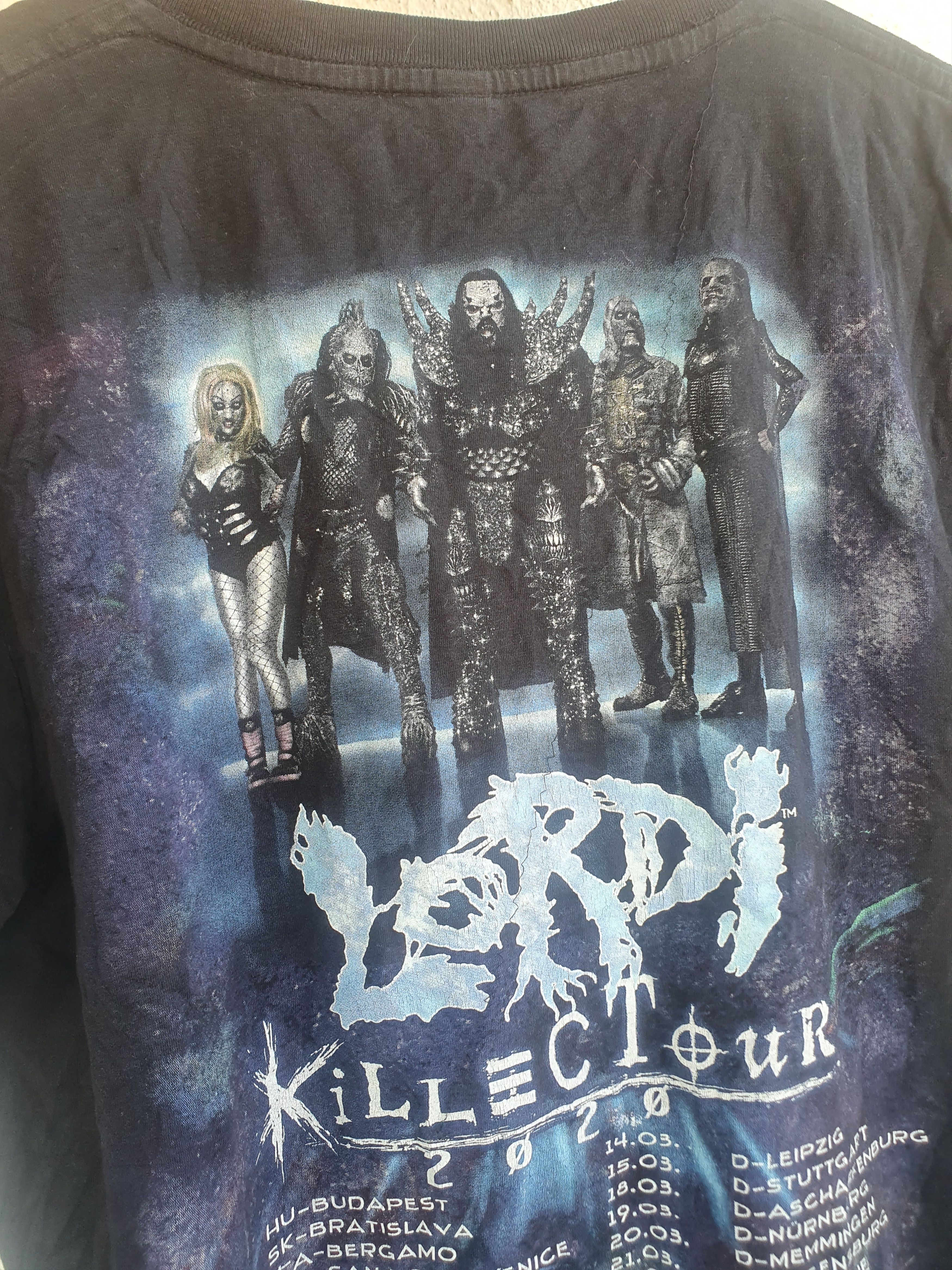 Band Tees Lordi Killec Tour 2020 Double Sided Band t-shirt sz L Size US L / EU 52-54 / 3 - 9 Thumbnail