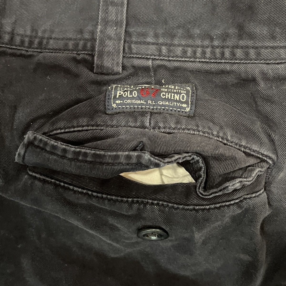 Polo Ralph Lauren VTG Polo Ralph Lauren Baggy Y2K Navy Military Cargo Shorts Size US 35 - 6 Thumbnail