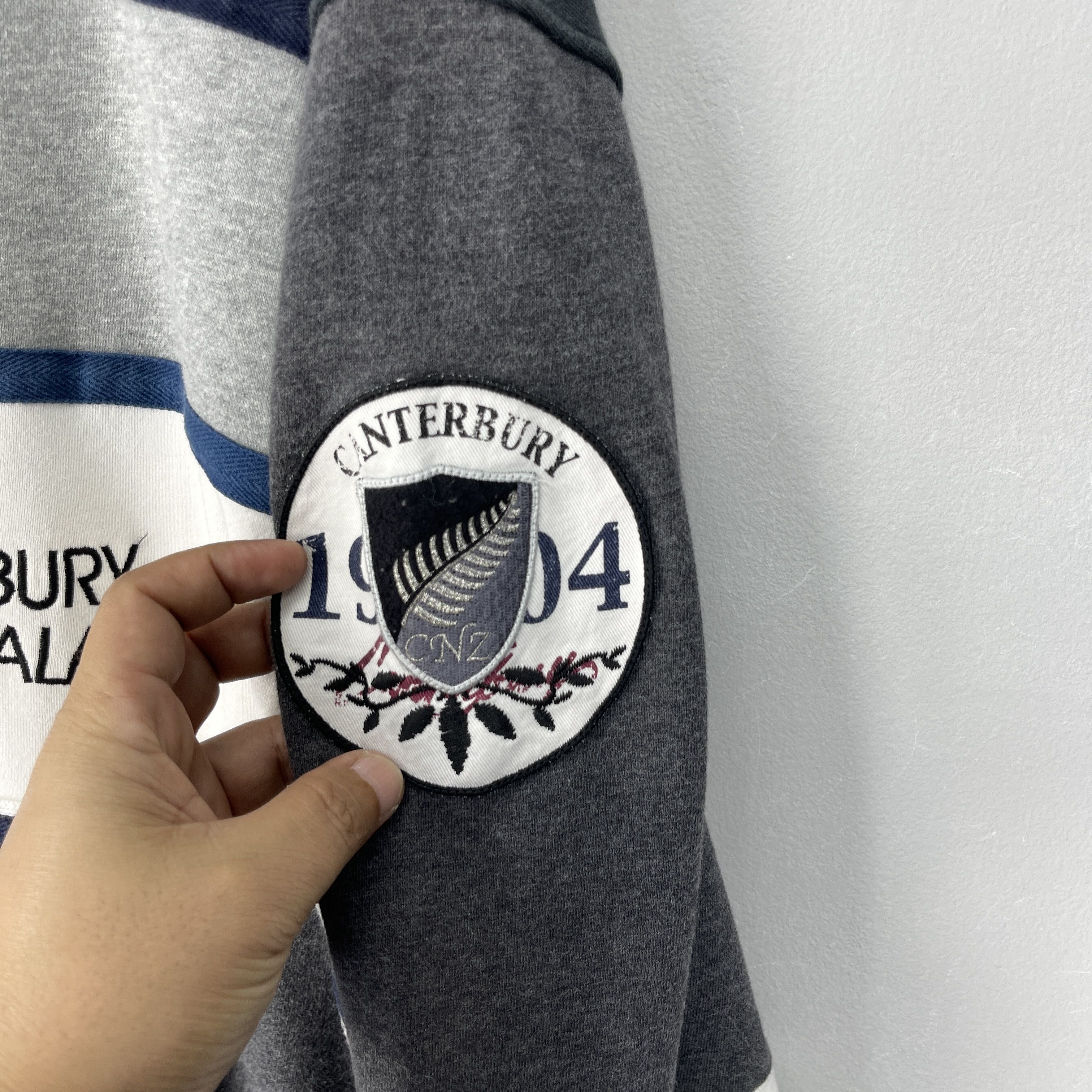 Canterbury of New Zealand Vintage CANTERBURY New Zealand Rugby Half Zipper Sweater Size US XL / EU 56 / 4 - 3 Thumbnail
