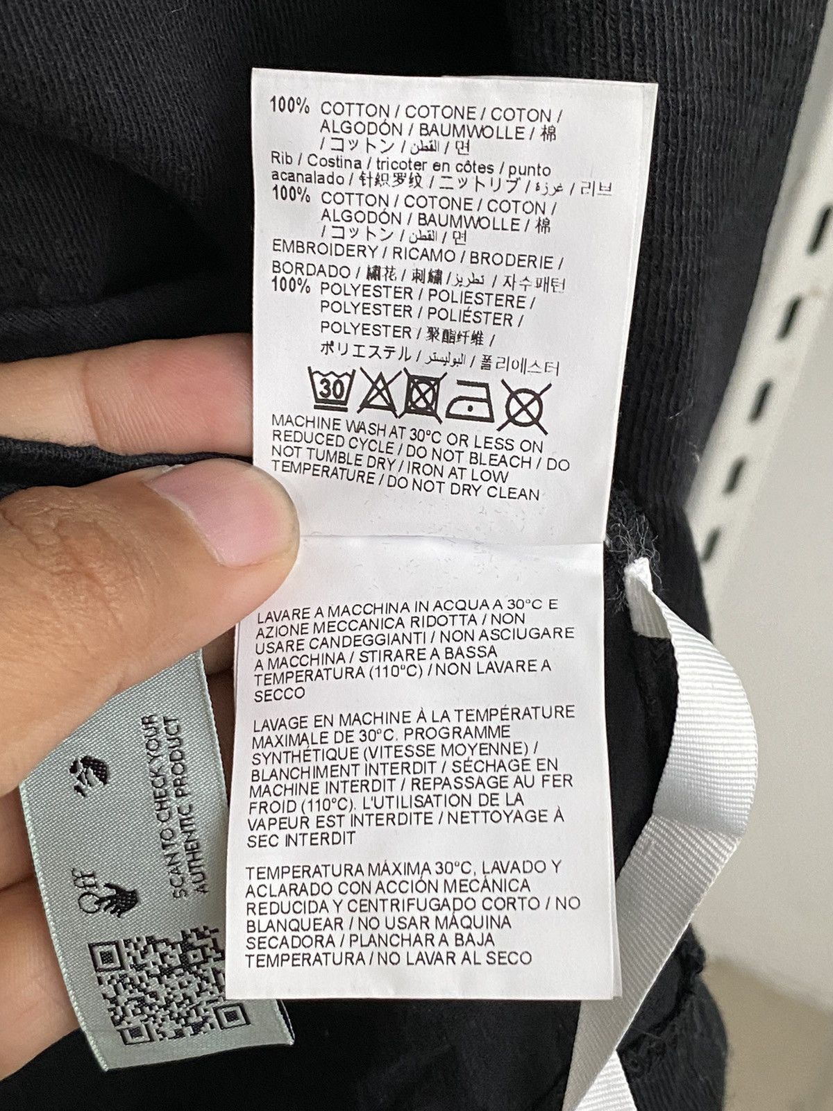 Off-White Off-White Virgil Abloh Hoodie Double Layer Connected T-Shirt Size US L / EU 52-54 / 3 - 9 Thumbnail