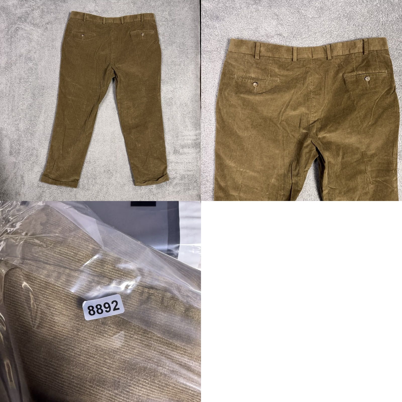 Ralph Lauren VINTAGE Ralph Lauren Pants Mens 38x29 Corduroy Brown Wale Cuffed Dress Pants Slim Straight Linen? Size US 38 / EU 54 - 9 Thumbnail