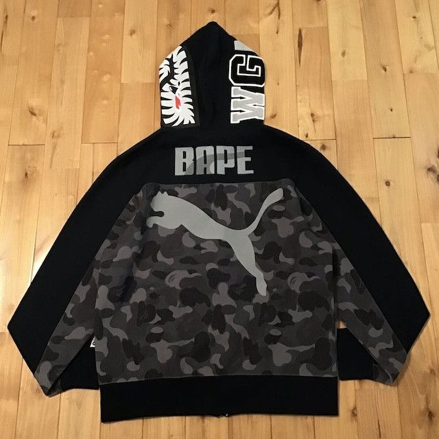 Bape × Puma Puma × BAPE camo shark full zip hoodie a bathing ape Size US XL / EU 56 / 4 - 2 Thumbnail