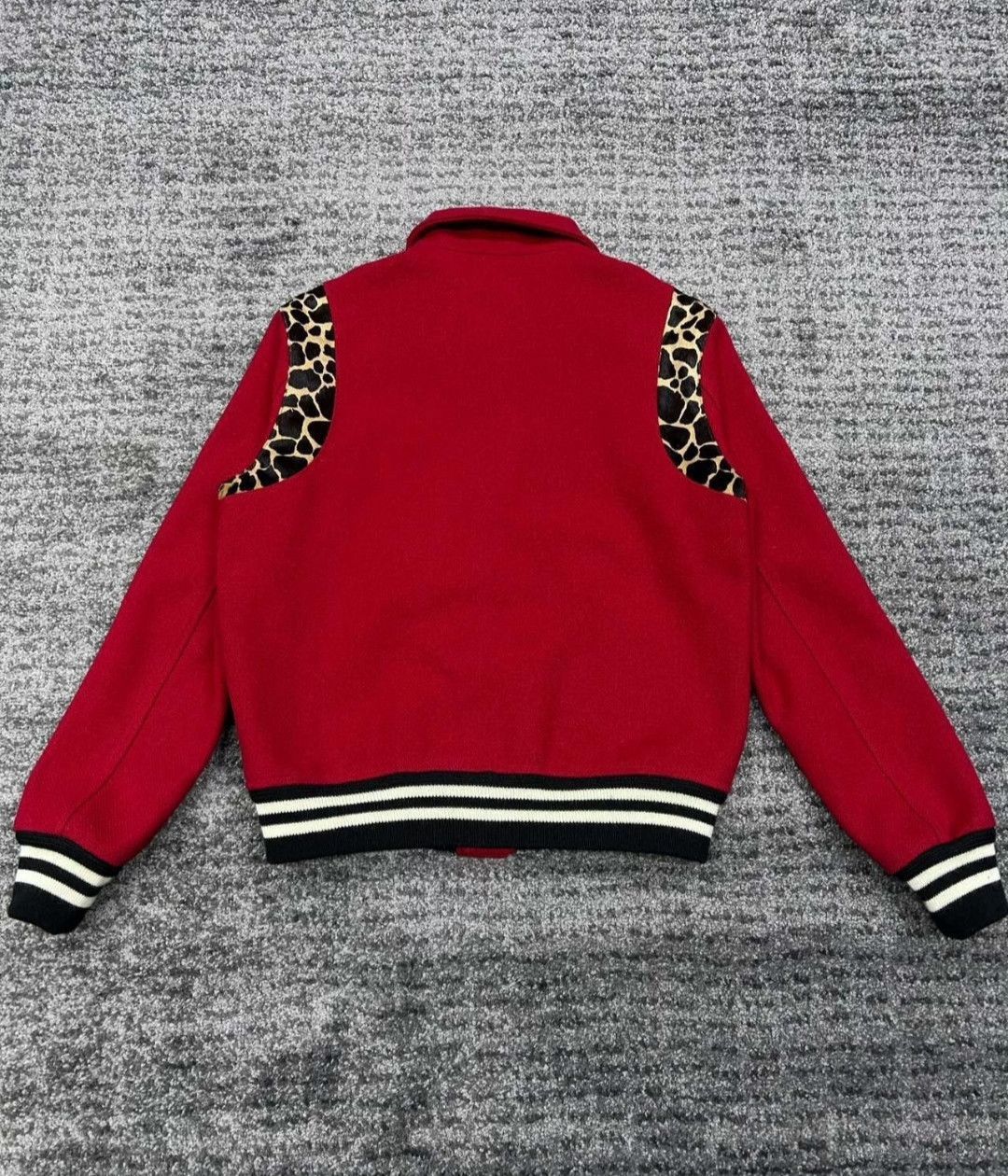 Saint Laurent Paris saint laurent Red Leopard Print Baseball Jersey-2505 Size US S / EU 44-46 / 1 - 2 Thumbnail
