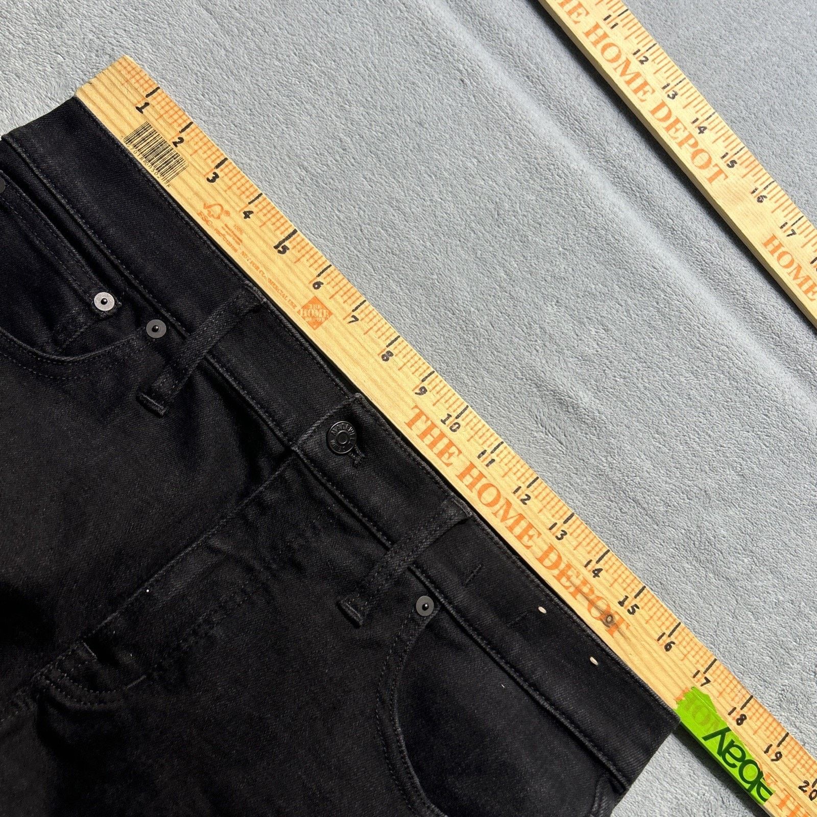 Madewell Beyond Baggy Jeans Womens 31 34x27 Dojo Black Hamilton Wide Size 31" - 10 Thumbnail