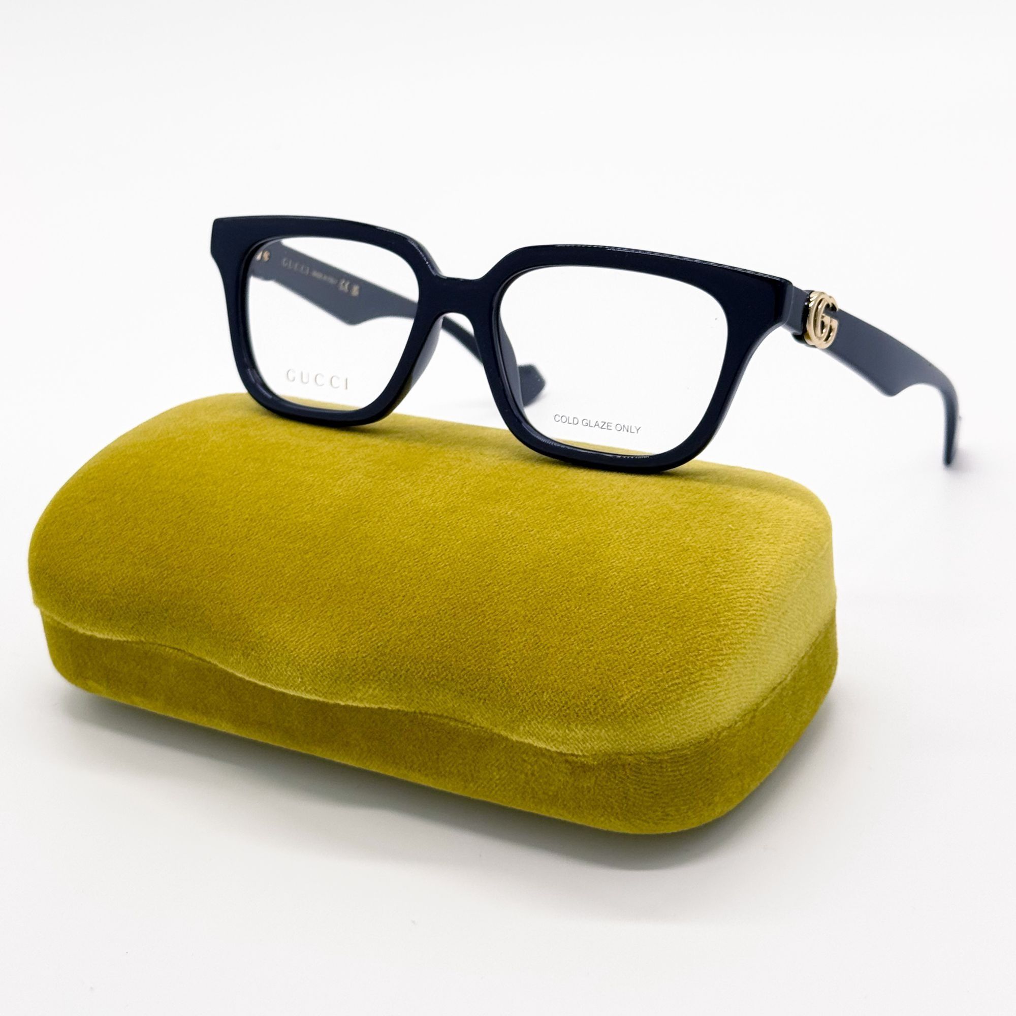 Gucci NEW GUCCI GG1536O 011 EYEGLASSES UNISEX BLUE EYEWEAR Size ONE SIZE - 1 Thumbnail