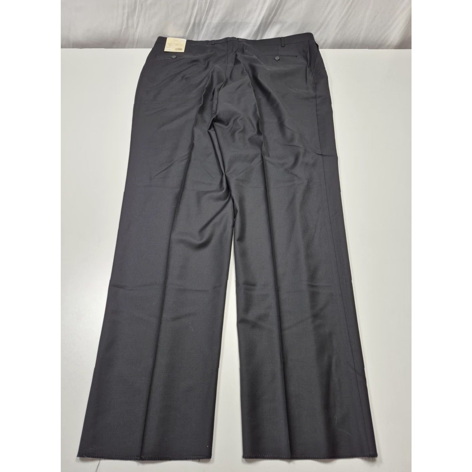Vintage VINTAGE Vitale Barberis Canonico Dress Pants Mens 44x36 Black Wool Pleated Unhemmed NWT Size US 44 / EU 60 - 7 Thumbnail