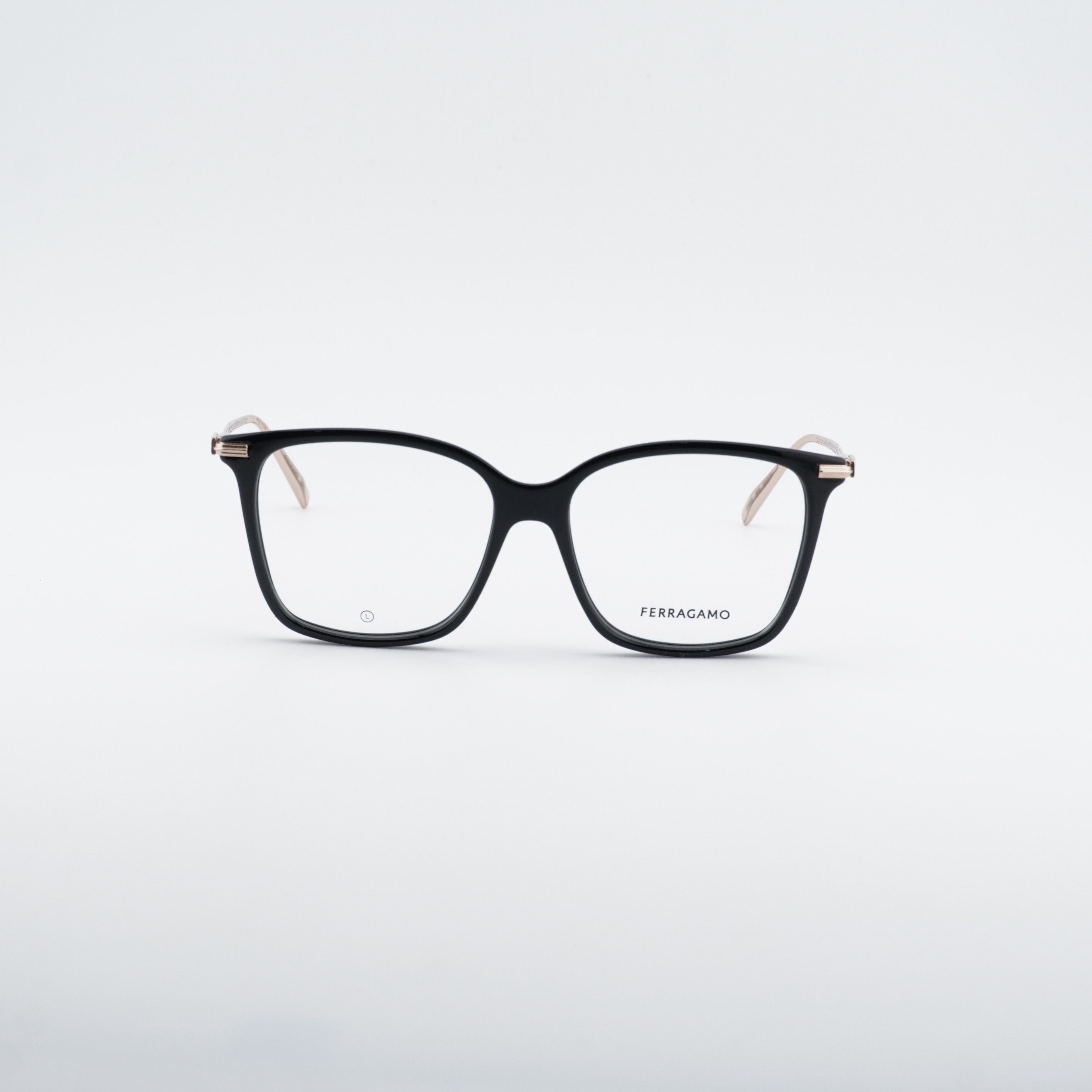 Salvatore Ferragamo Salvatore Ferragamo SF2992 001 Eyeglasses Black 53mm Square Size ONE SIZE - 3 Thumbnail