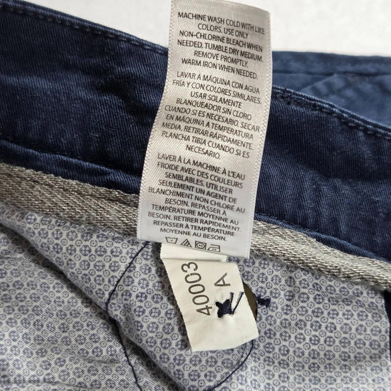 Other IKE By Ike Behar Mens Chino Pants Size 36x32 Dark Blue Size US 36 / EU 52 - 5 Thumbnail
