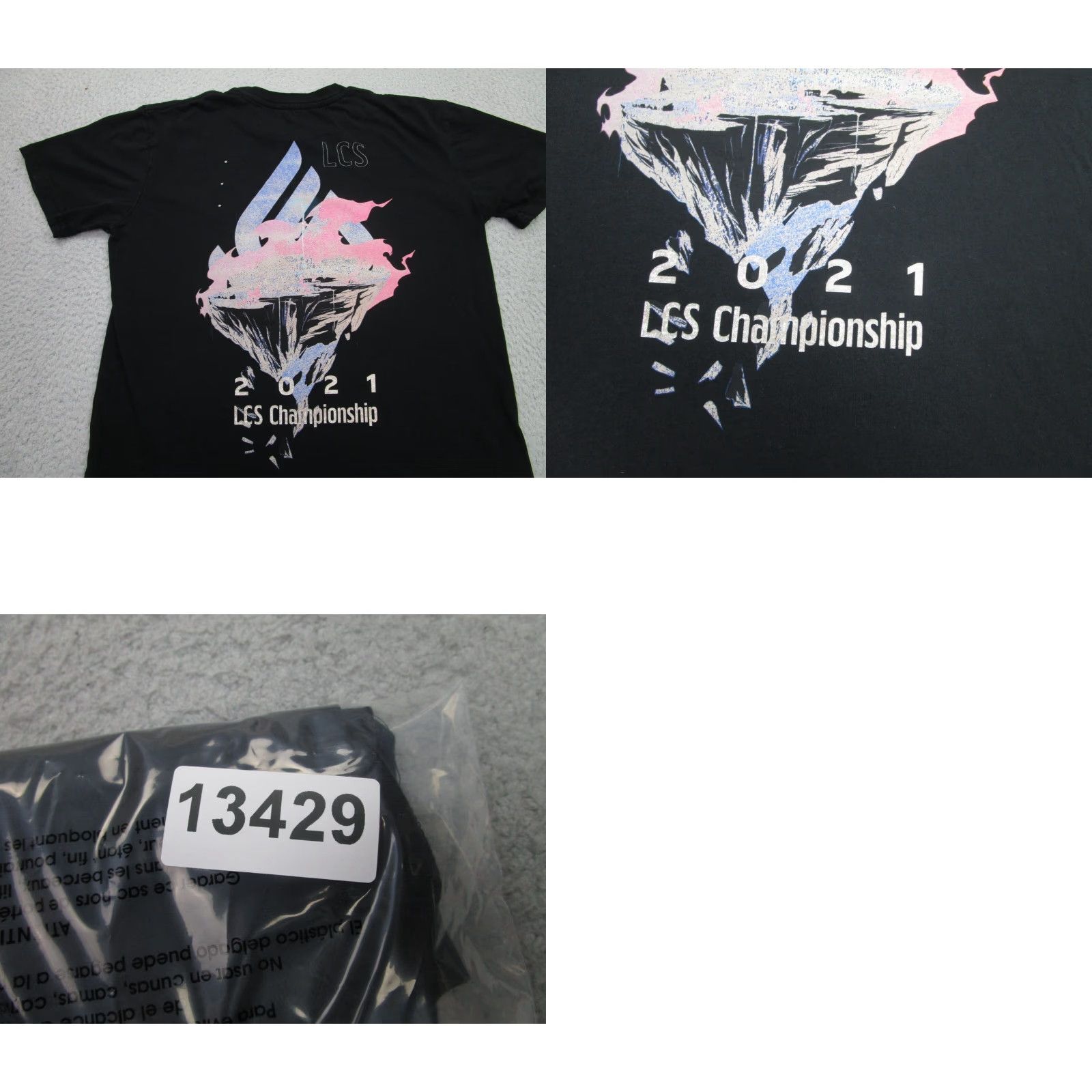 Vintage League Championship Series Shirt Mens M Black 2021 LCS Gaming Championship Series LOL Shirt Size US M / EU 48-50 / 2 - 9 Thumbnail