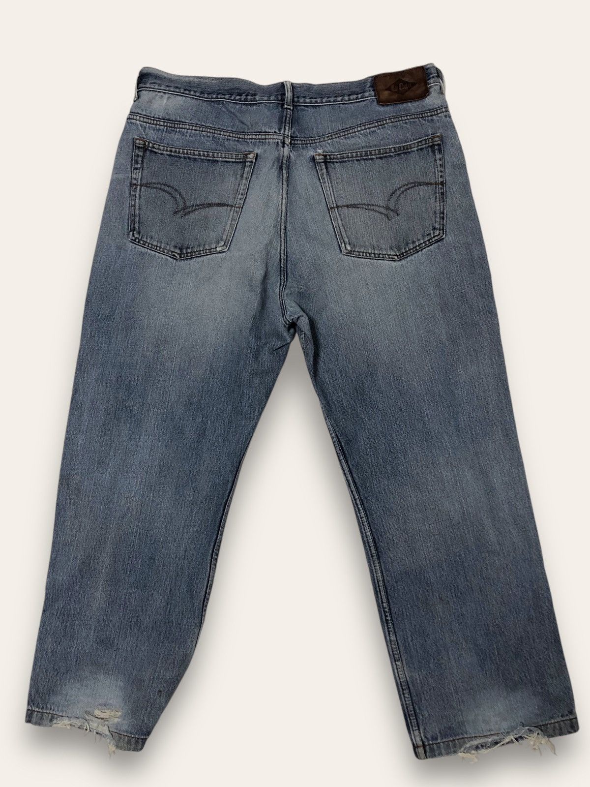 Jean Vintage LEE COOPER Distressed Baggy Wide Jeans Size US 38 / EU 54 - 6 Thumbnail