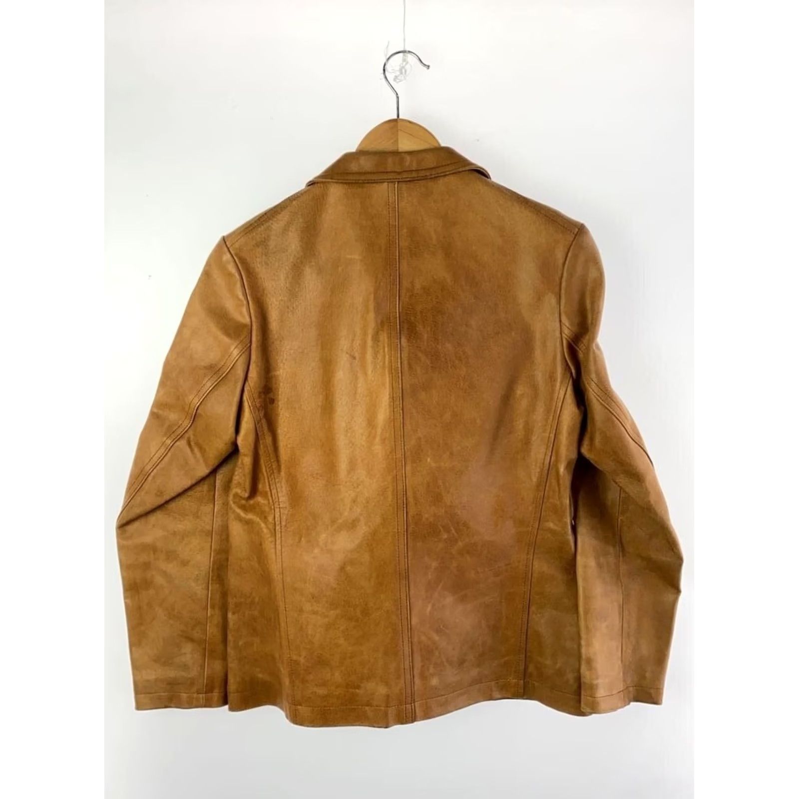 Yohji Yamamoto YOHJI YAMAMOTO Y'S LEATHER JACKET BLOUSON WOMEN CAMEL PIGSKIN SIZE L Size L / US 10 / IT 46 - 2 Thumbnail