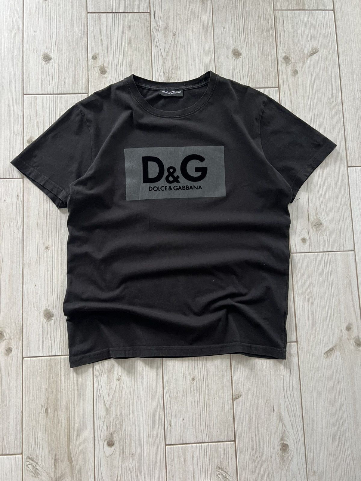 Dolce & Gabbana Dolce & Gabbana Logo Print T-Shirt Luxury Black Size US L / EU 52-54 / 3 - 8 Thumbnail